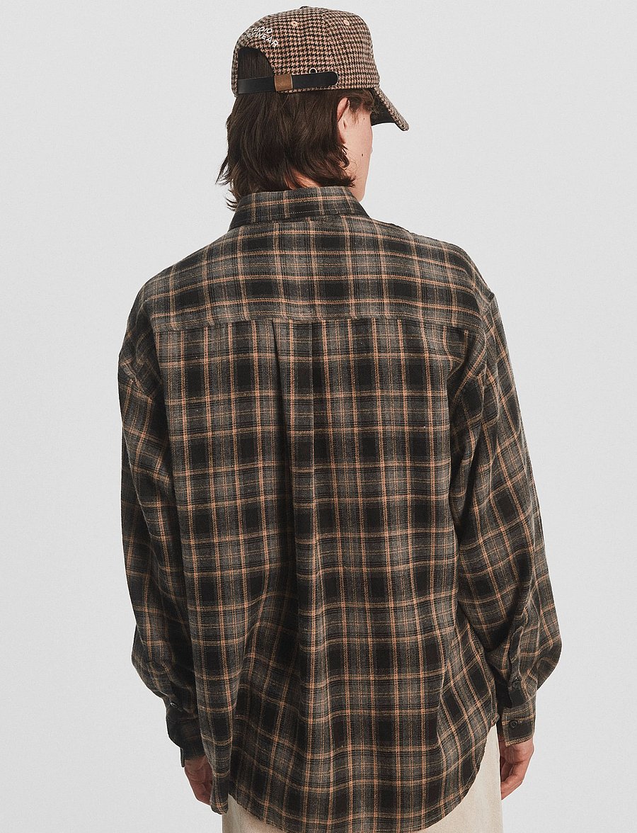 DEYS - Colton Flannel Shirt - flanellsärgid - grey check - 3