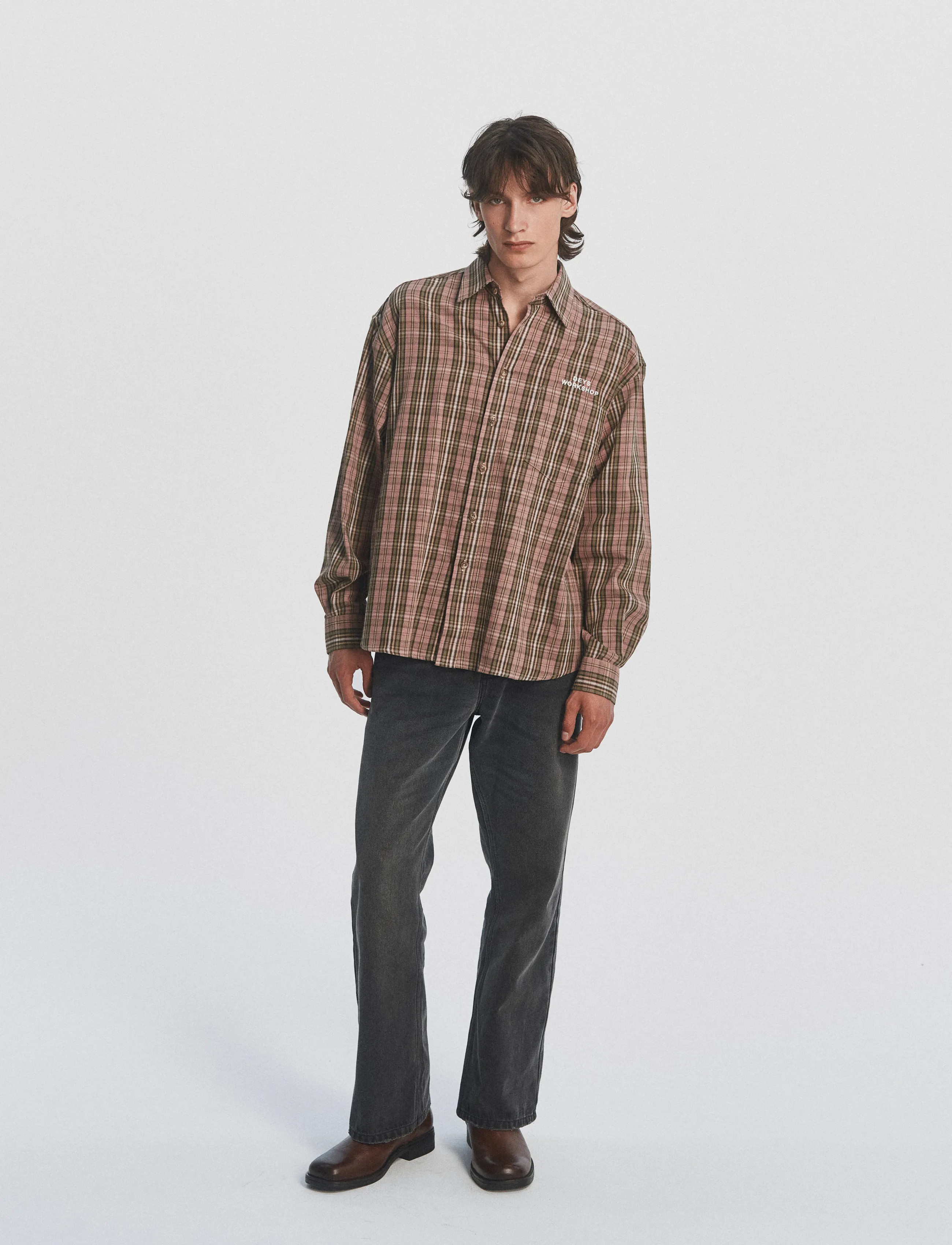 DEYS Colton Flannel Shirt - DEYS - PINK CHECK / pink/rose