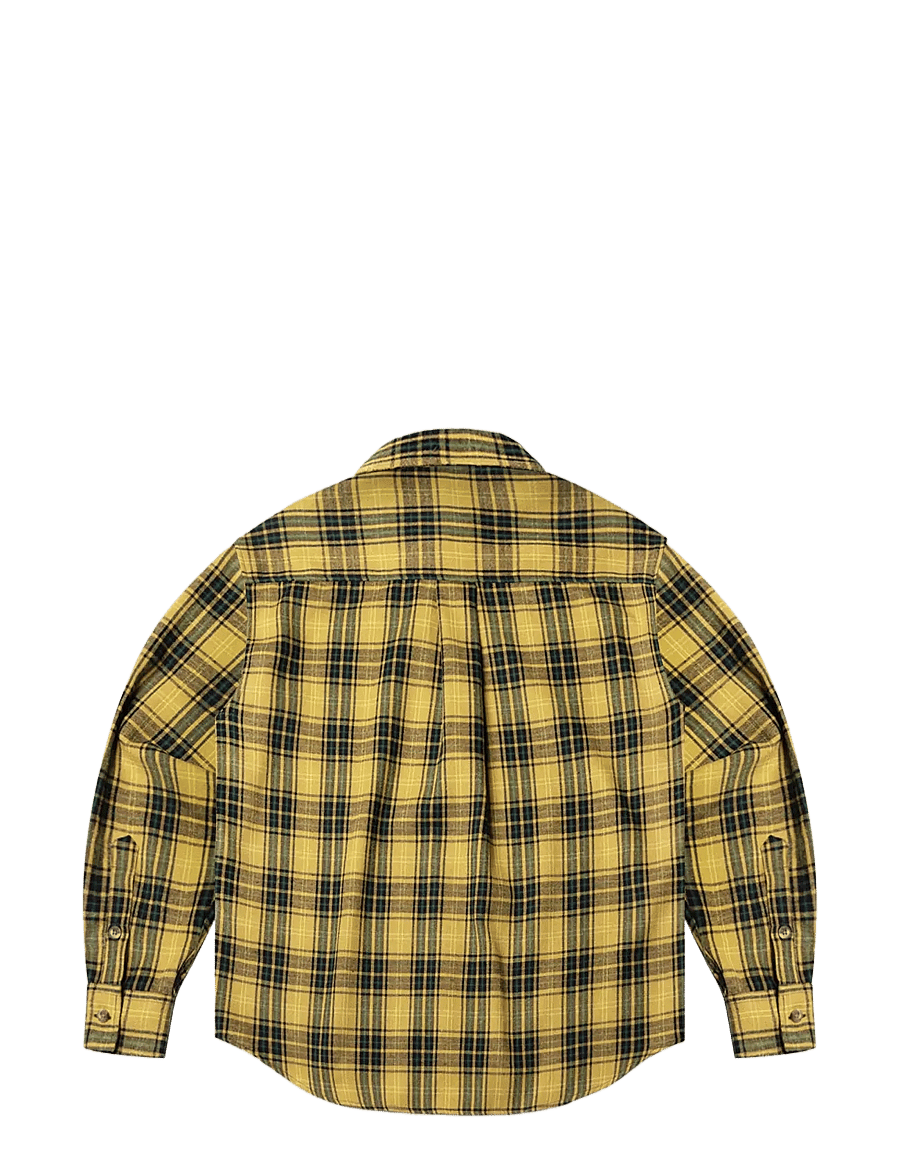 DEYS - Colton Flannel Shirt - flanellsärgid - yellow check - 2