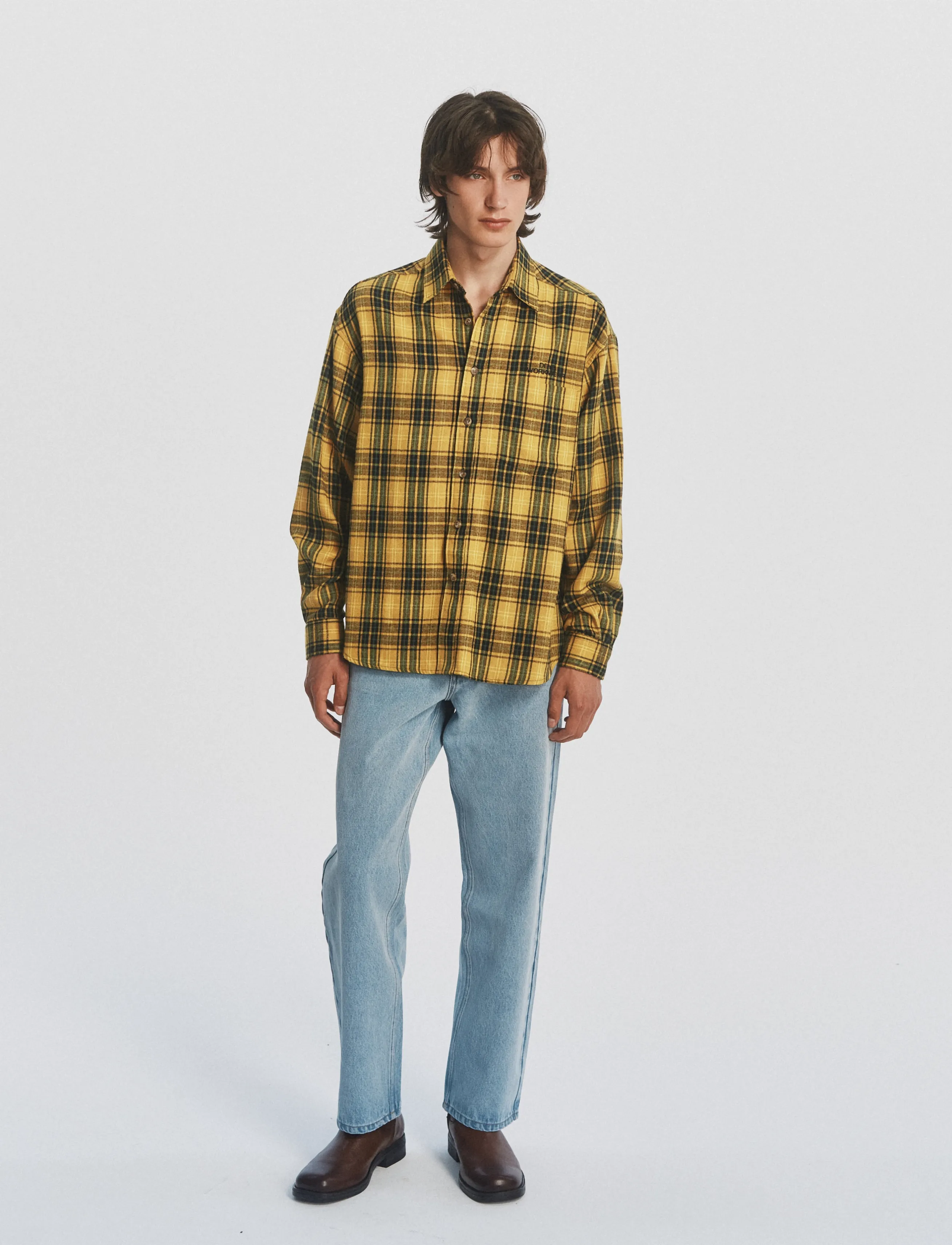 DEYS Colton Flannel Shirt - DEYS - YELLOW CHECK / yellow