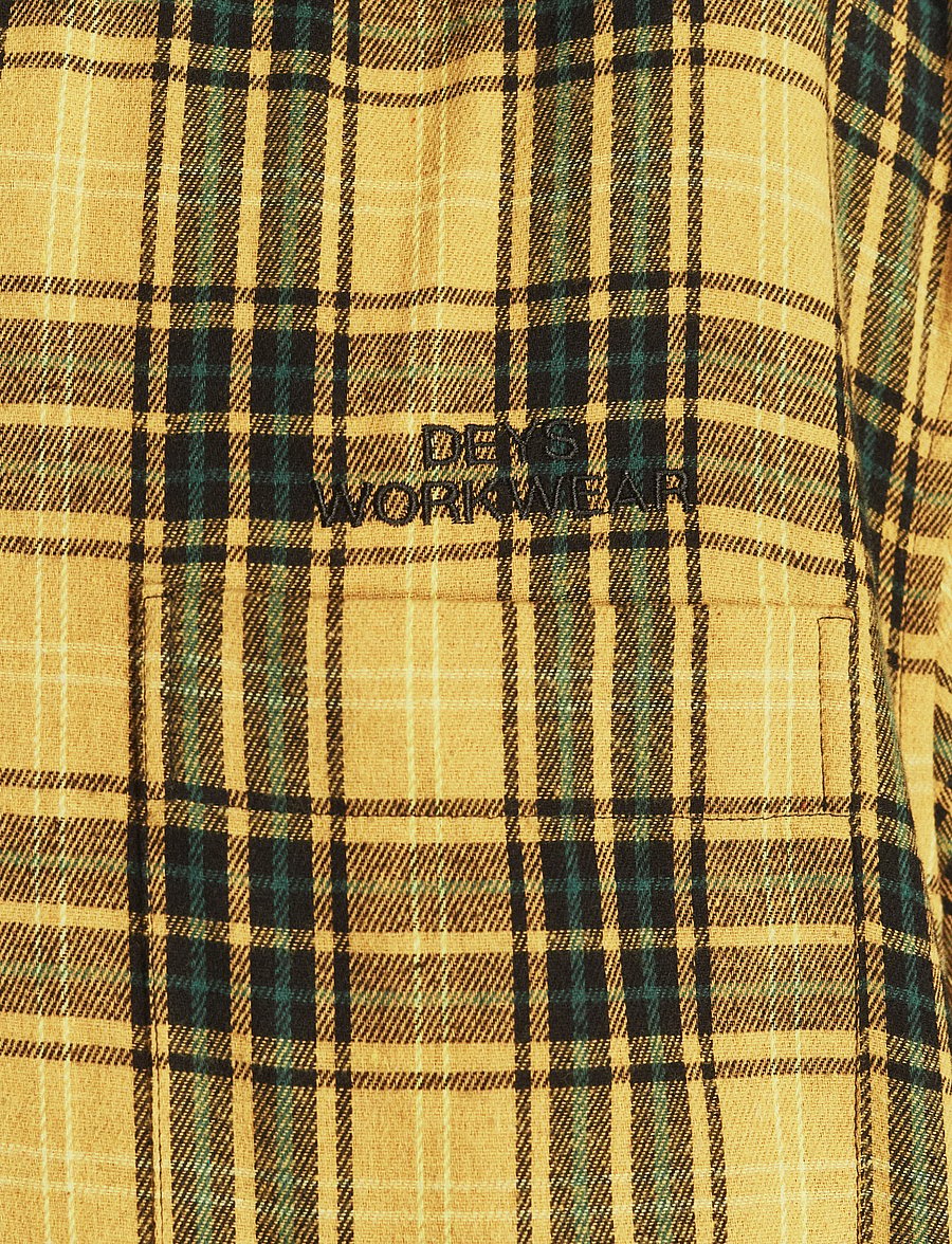 DEYS - Colton Flannel Shirt - flanellsärgid - yellow check - 5