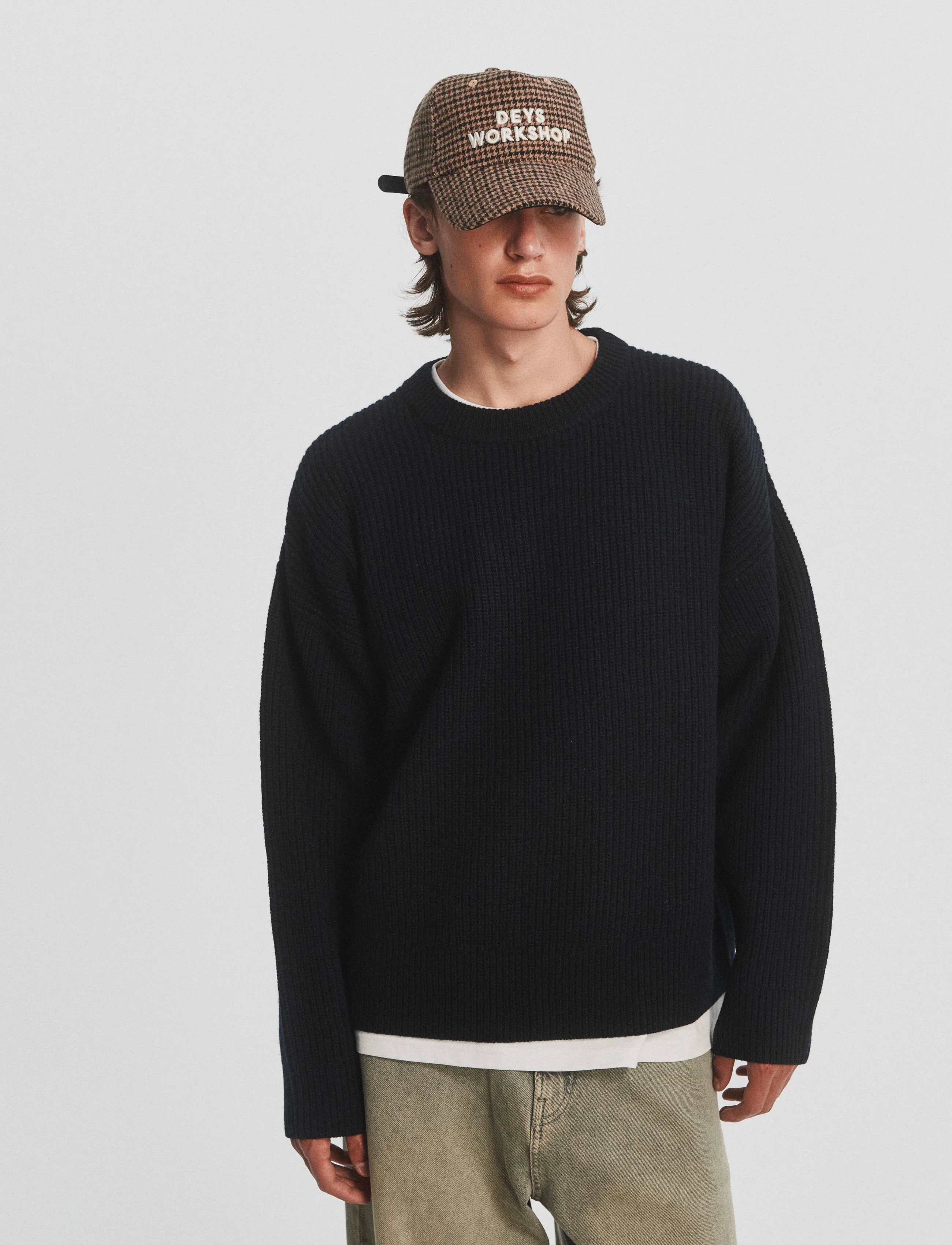 DEYS Montebello Wool Crewneck stickade tröjor herr – bild 3