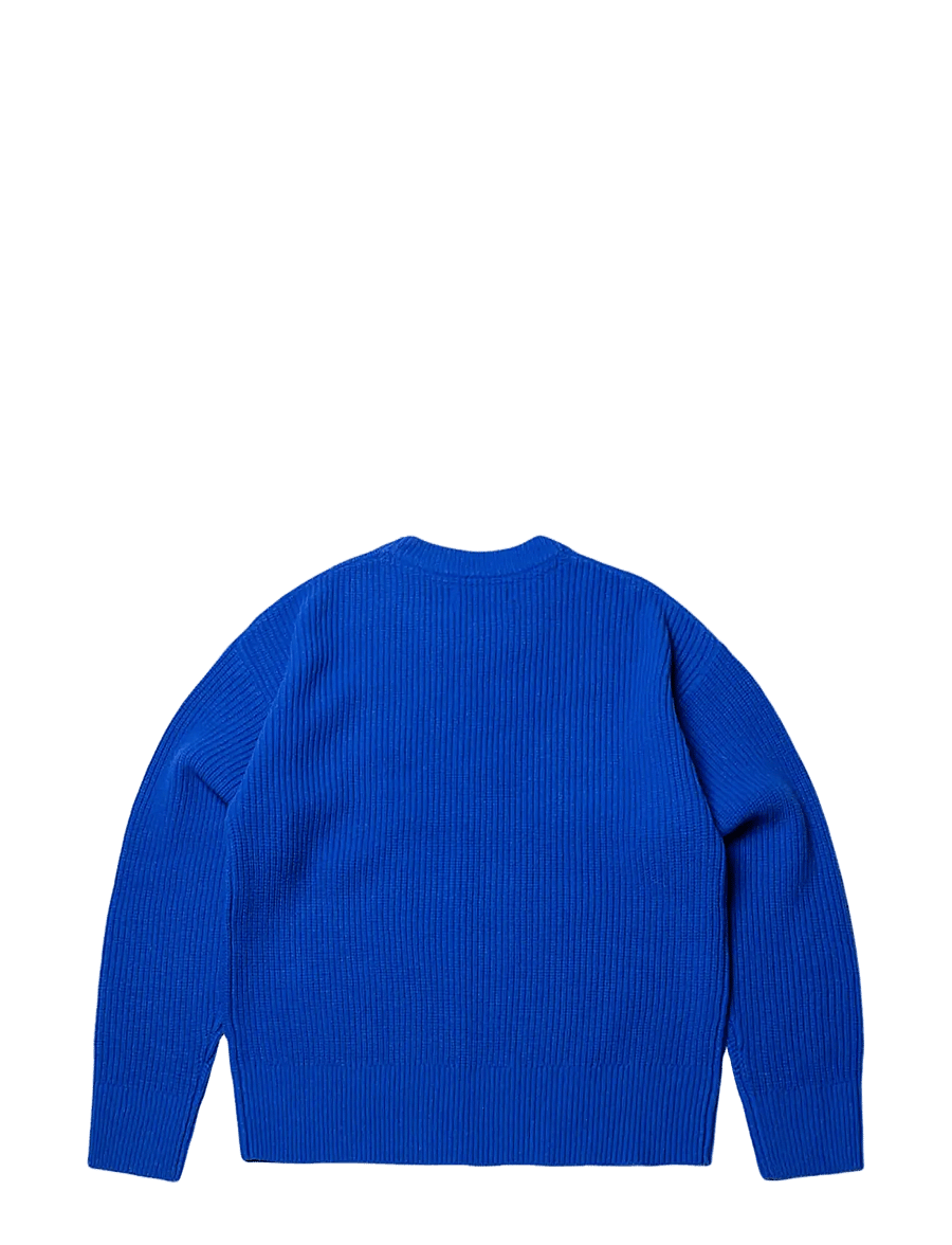 DEYS - Montebello Wool Crewneck - Ümara kaelusega - blue - 2