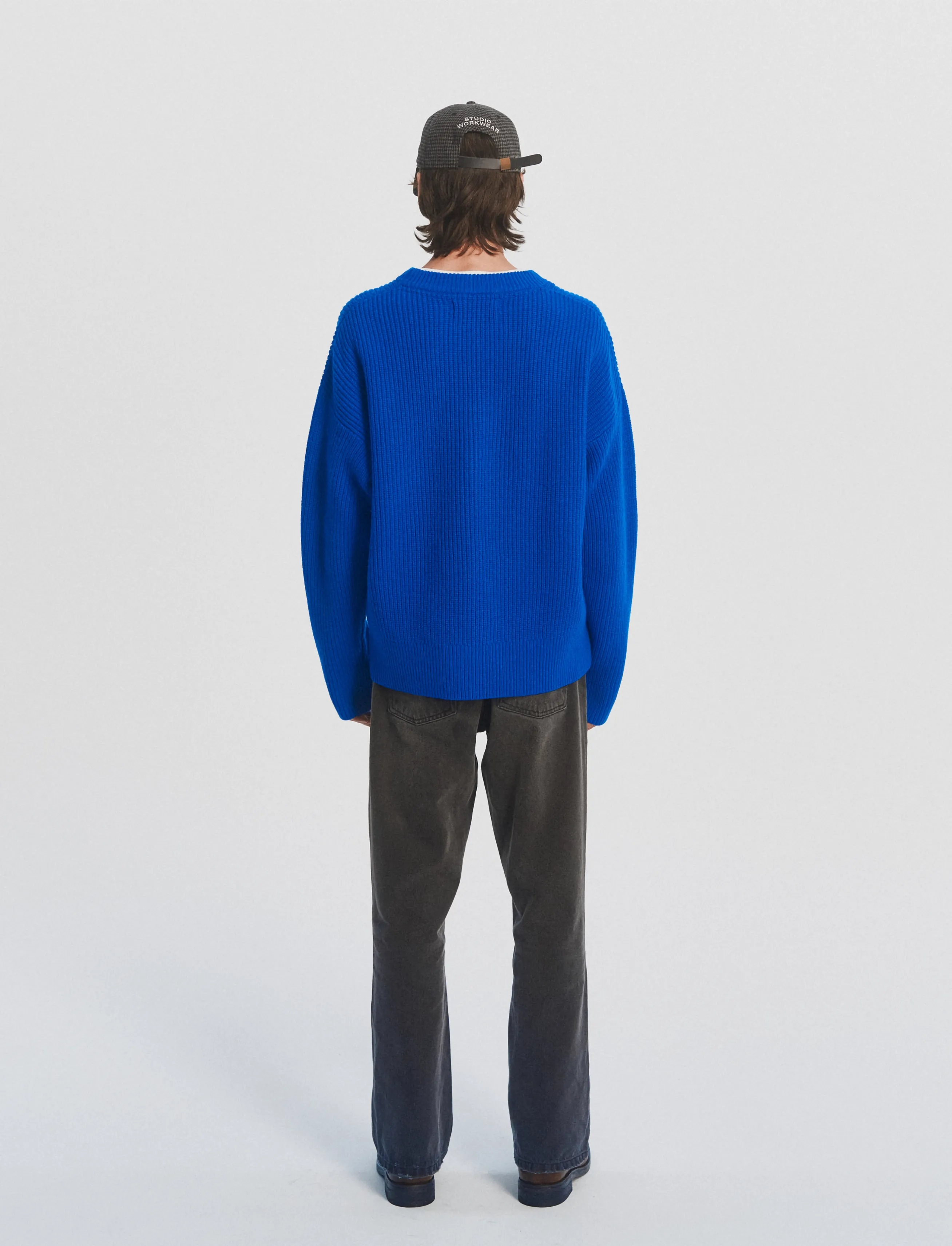 DEYS - Montebello Wool Crewneck - Ümara kaelusega - blue - 3
