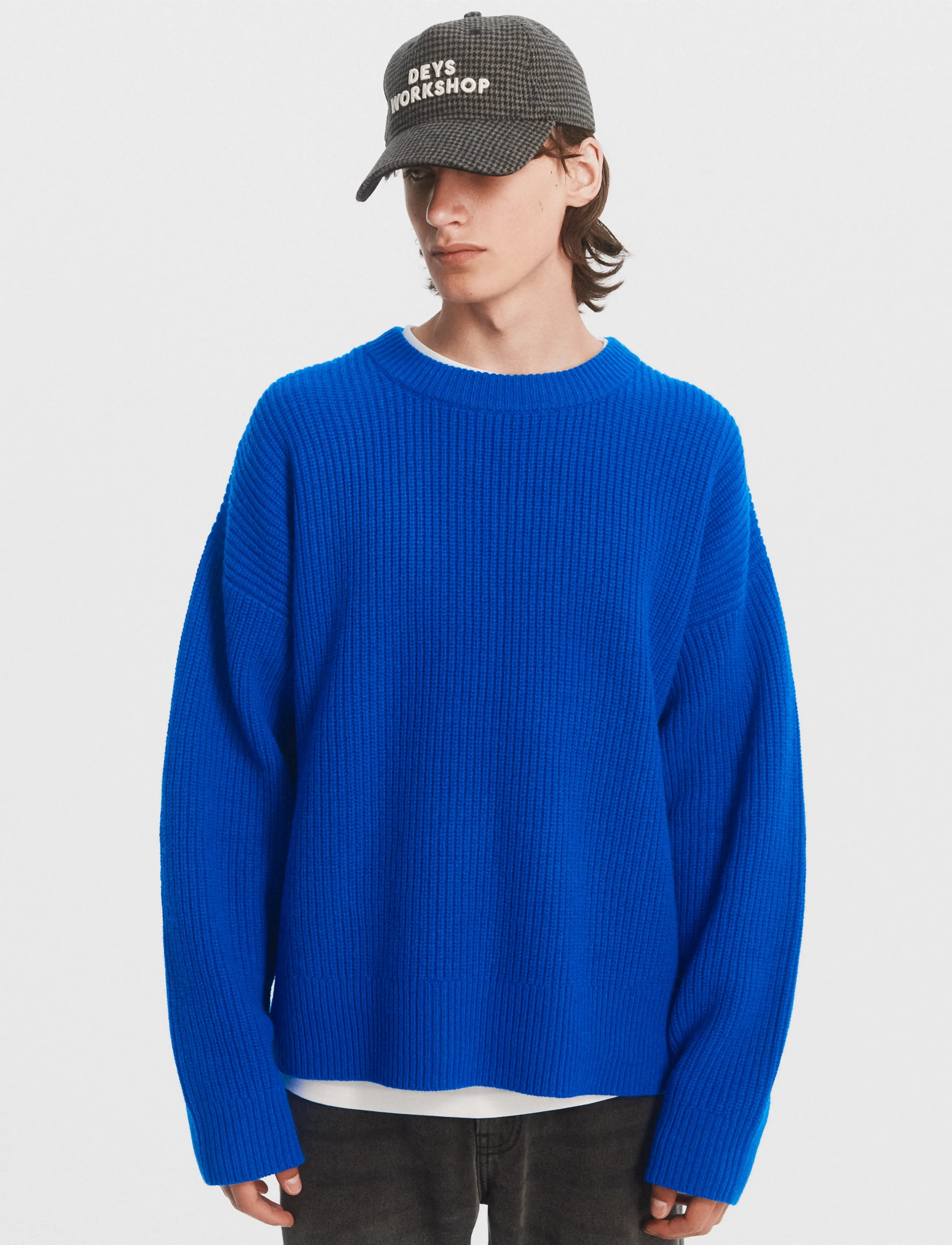 DEYS Montebello Wool Crewneck stickade tröjor herr – bild 3