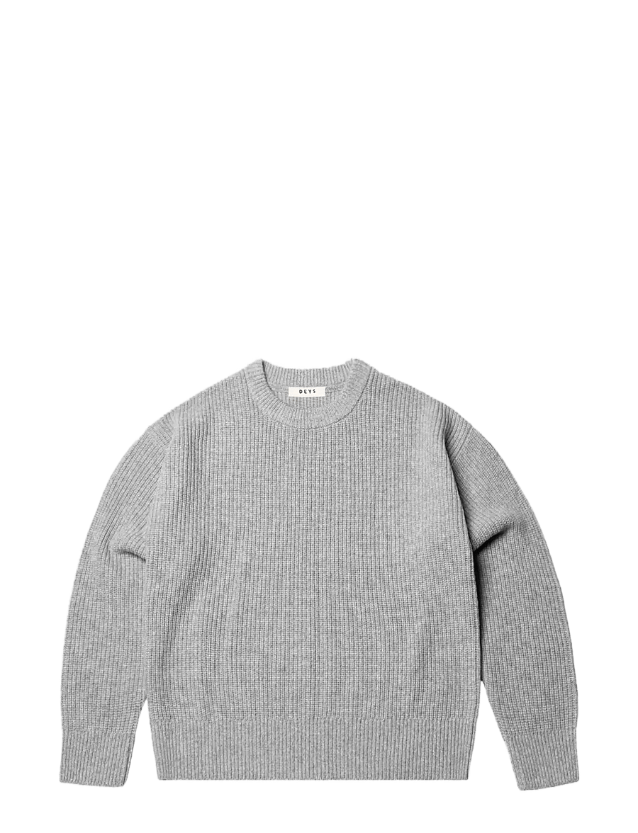 DEYS - Montebello Wool Crewneck - Ümara kaelusega - grey - 1