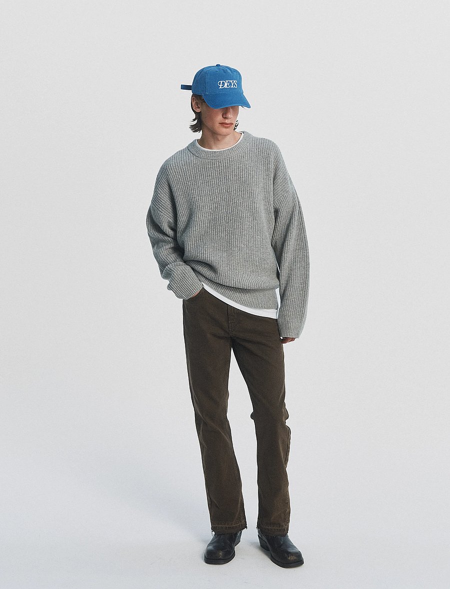 DEYS - Montebello Wool Crewneck - Ümara kaelusega - grey - 0
