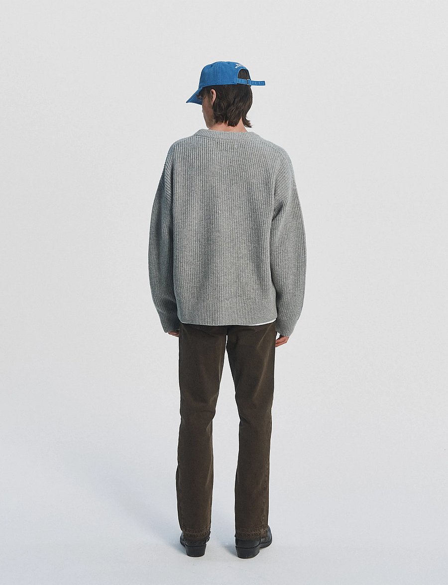 DEYS - Montebello Wool Crewneck - Ümara kaelusega - grey - 3