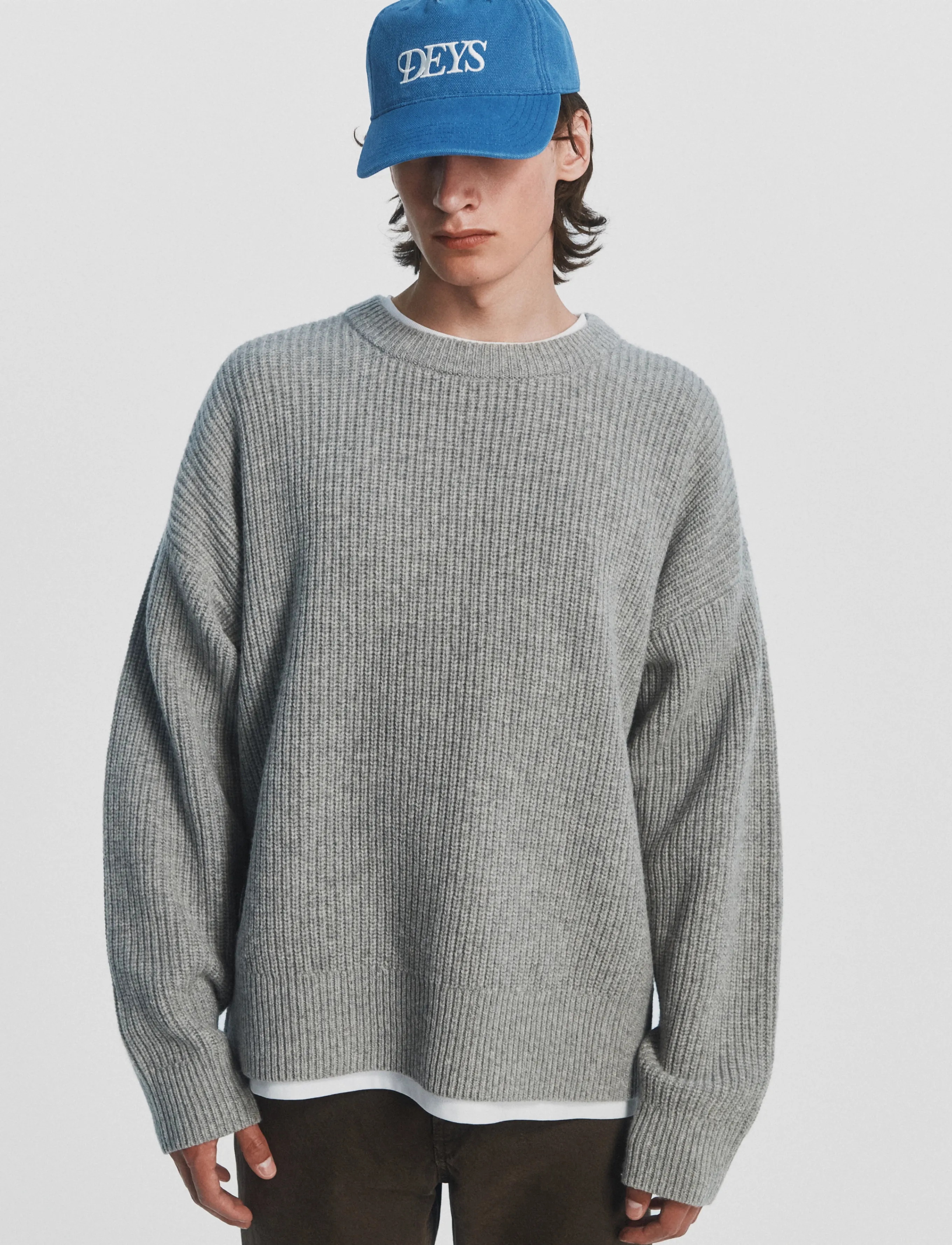 DEYS - Montebello Wool Crewneck - Ümara kaelusega - grey - 4