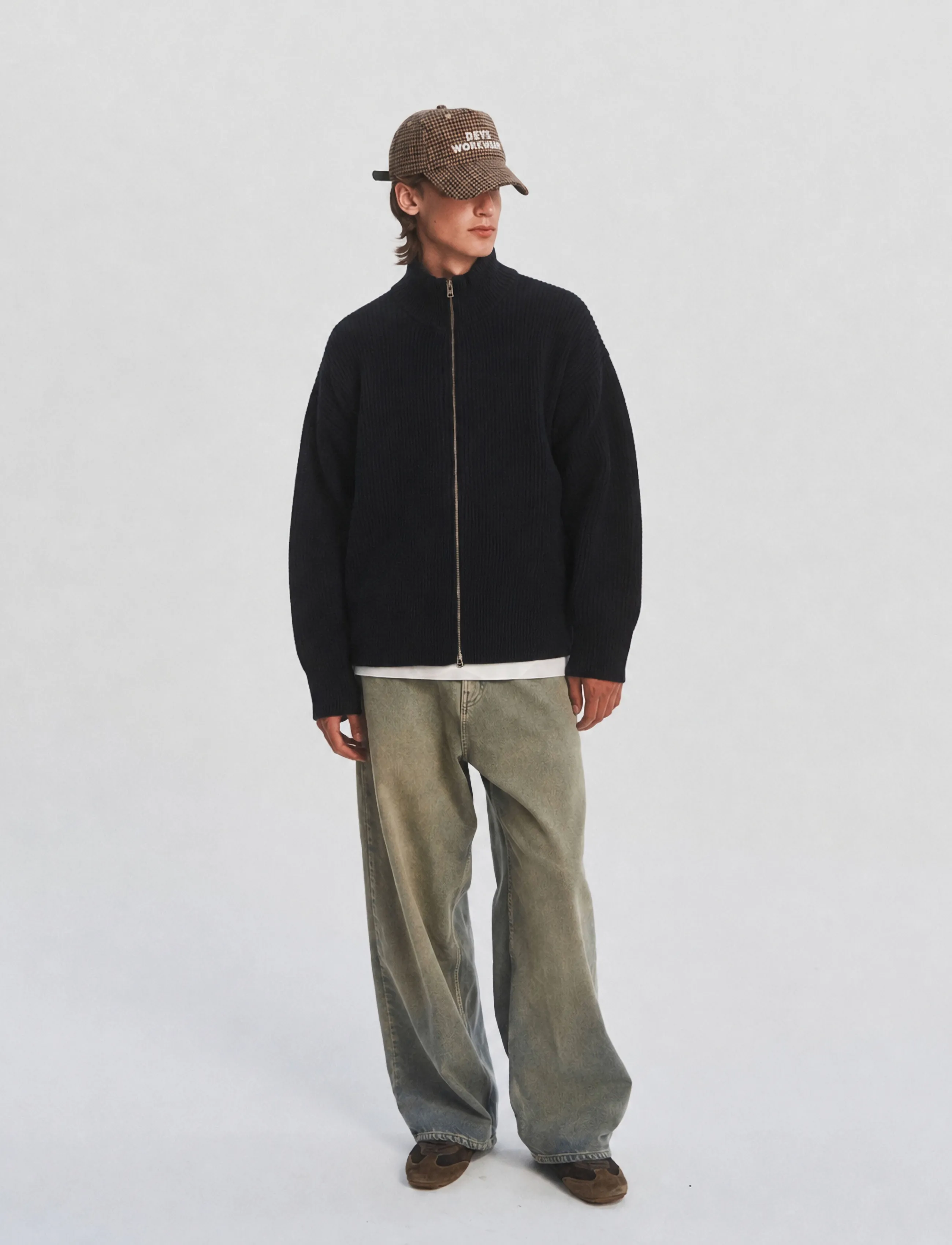 DEYS - Montebello Wool Zip-through - black - 0