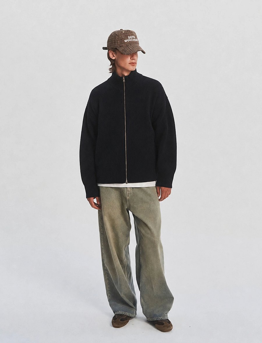 DEYS - Montebello Wool Zip-through - black - 0