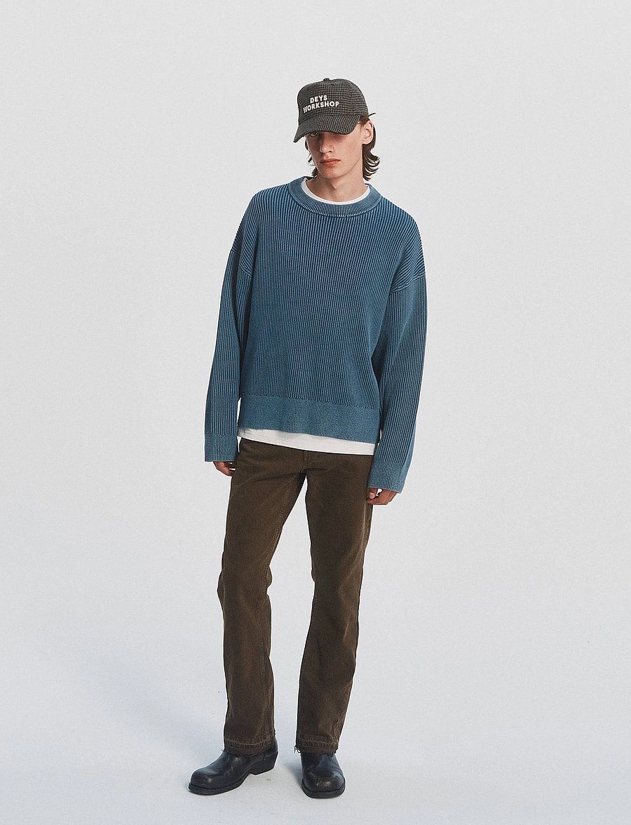 DEYS - Pasadena Washed Crewneck - washed blue - 0