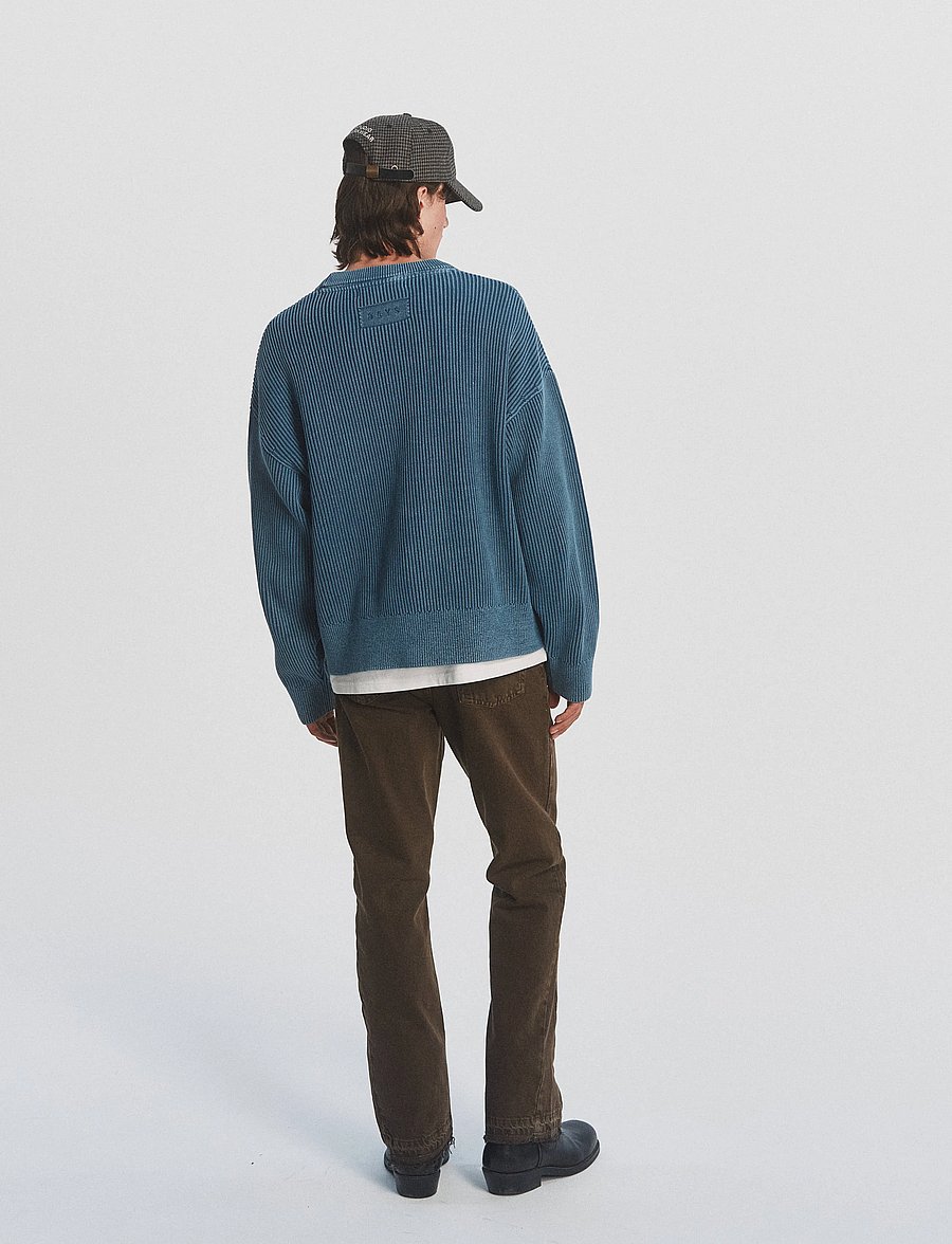 DEYS - Pasadena Washed Crewneck - washed blue - 3