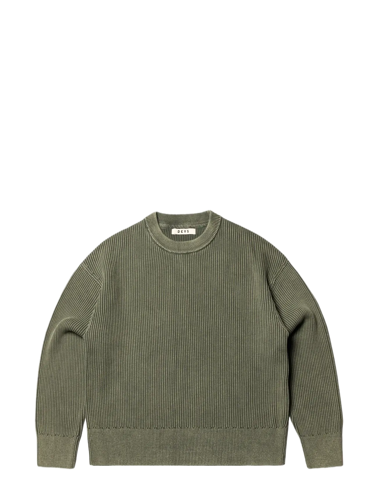 DEYS Pasadena Washed Crewneck - DEYS - WASHED GREEN / khaki/green