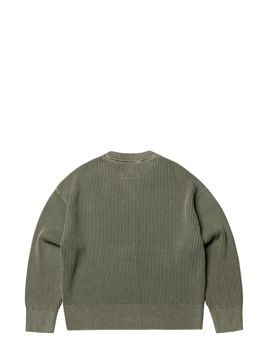DEYS - Pasadena Washed Crewneck - washed green - 2