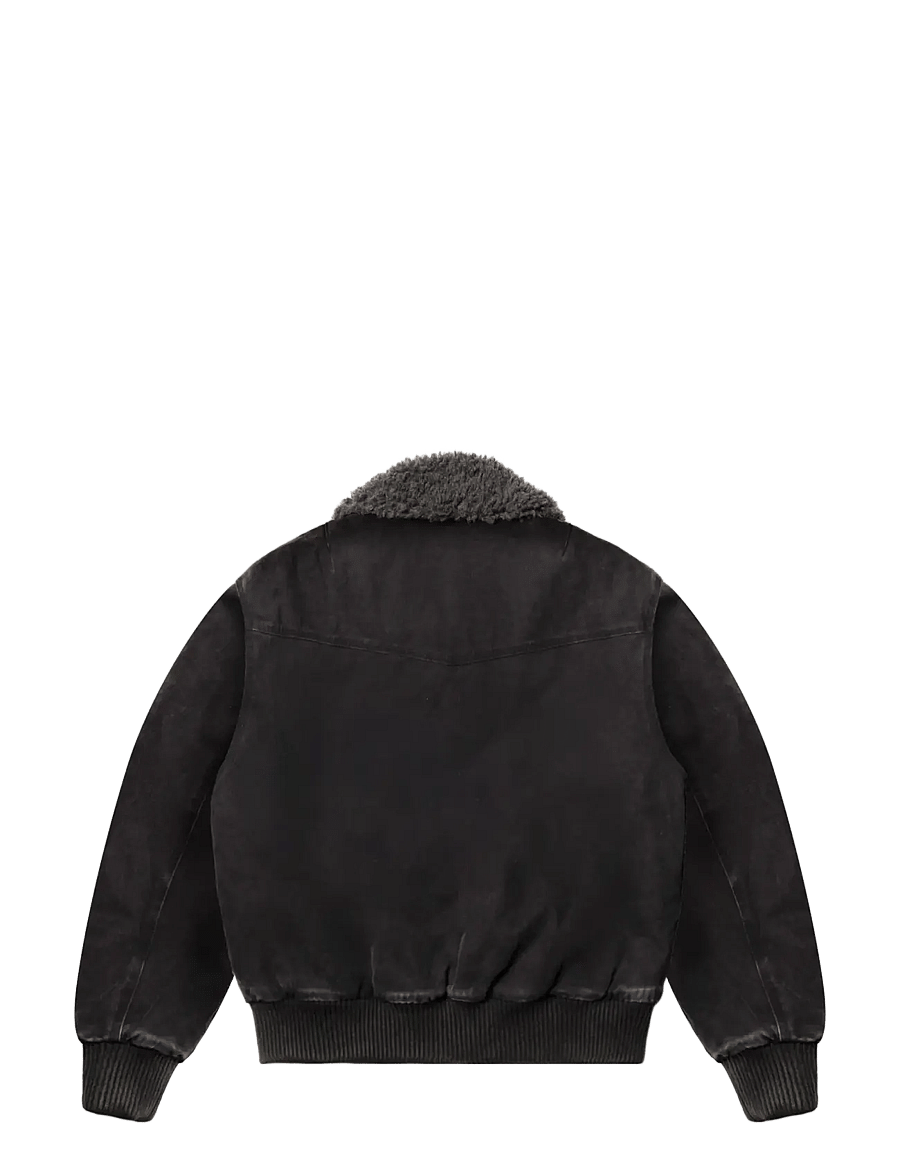 DEYS - Anaheim Canvas Bomber Jacket - sügisjoped - washed black - 2