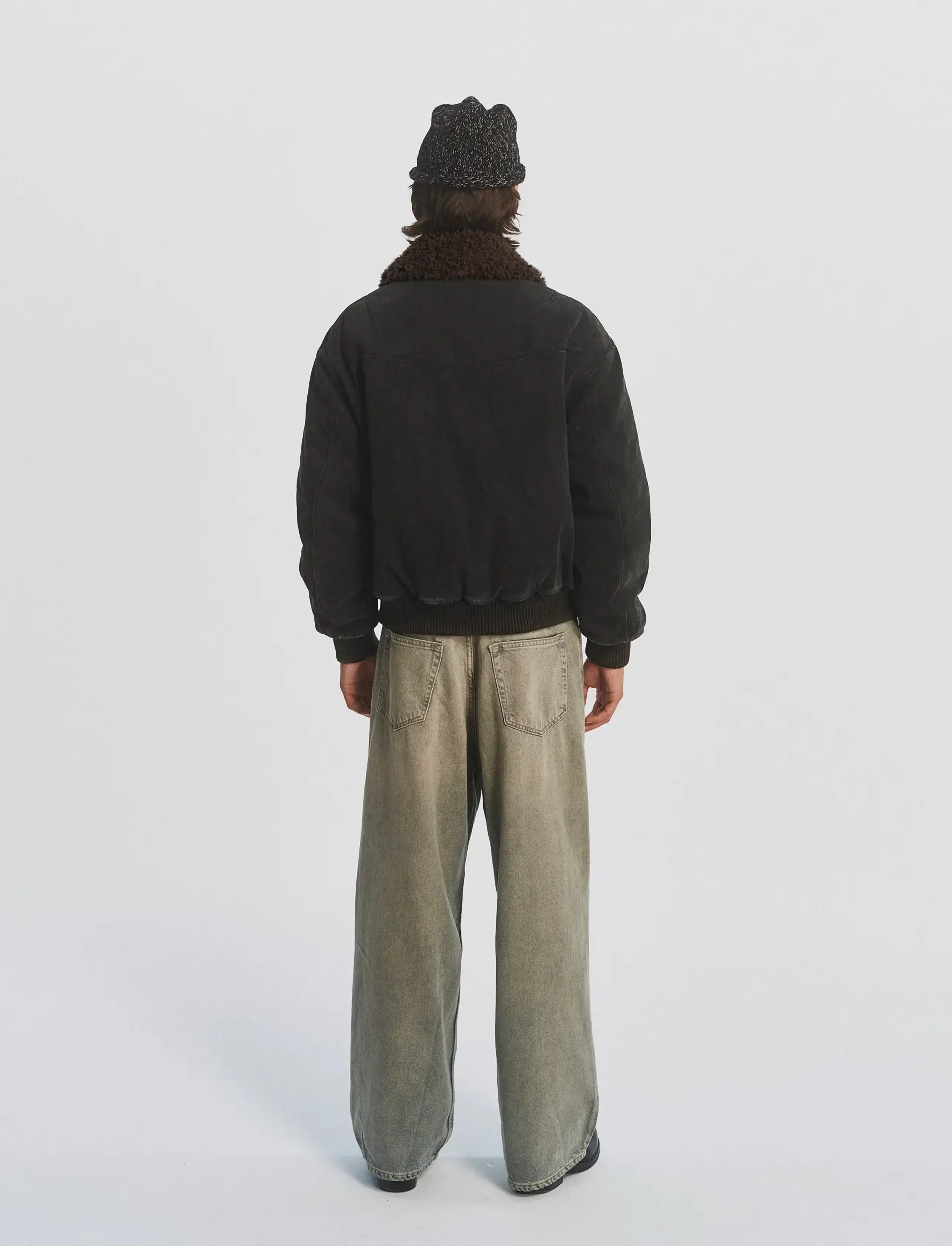 DEYS - Anaheim Canvas Bomber Jacket - sügisjoped - washed black - 3