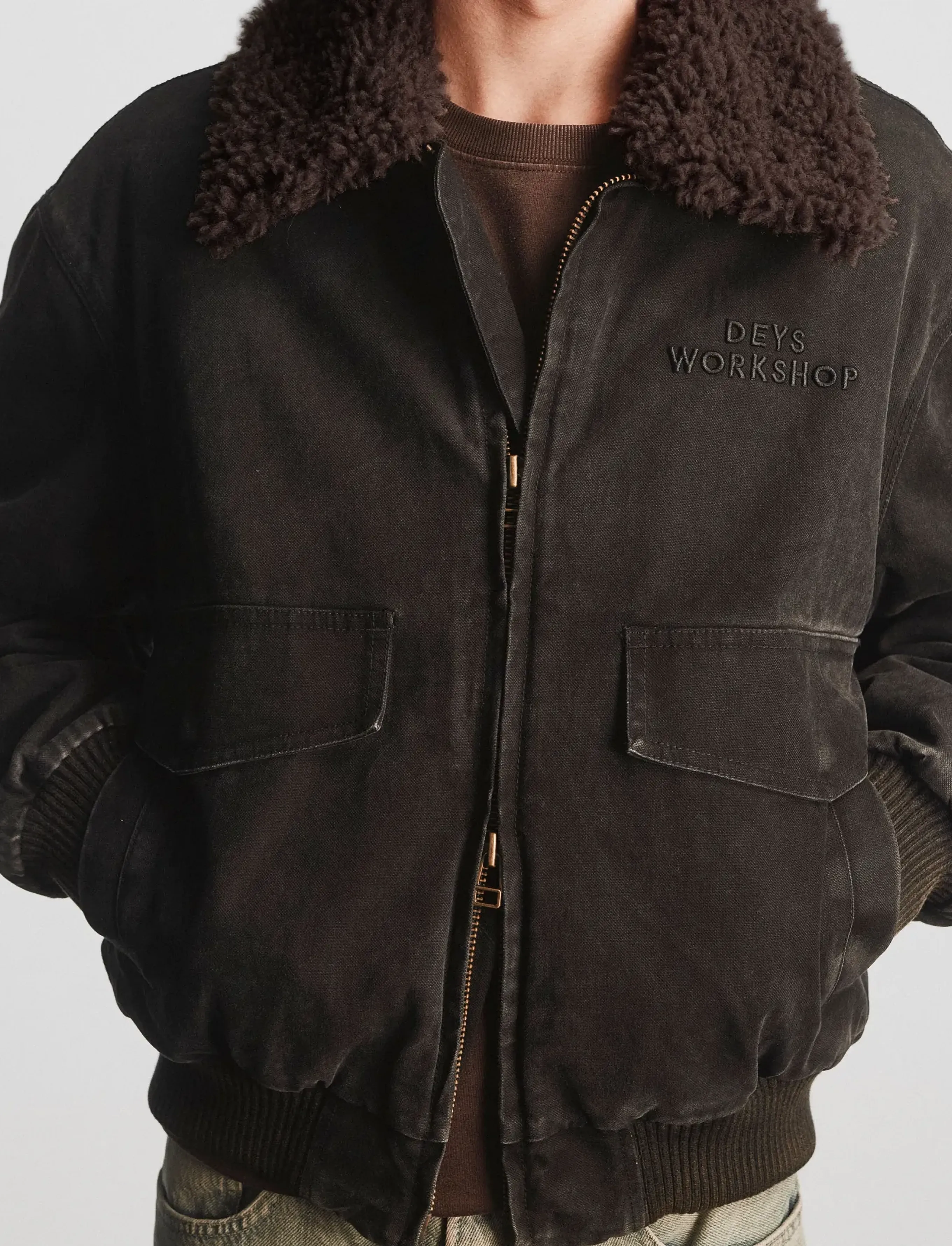 DEYS Anaheim Canvas Bomber Jacket jackor herr – bild 5