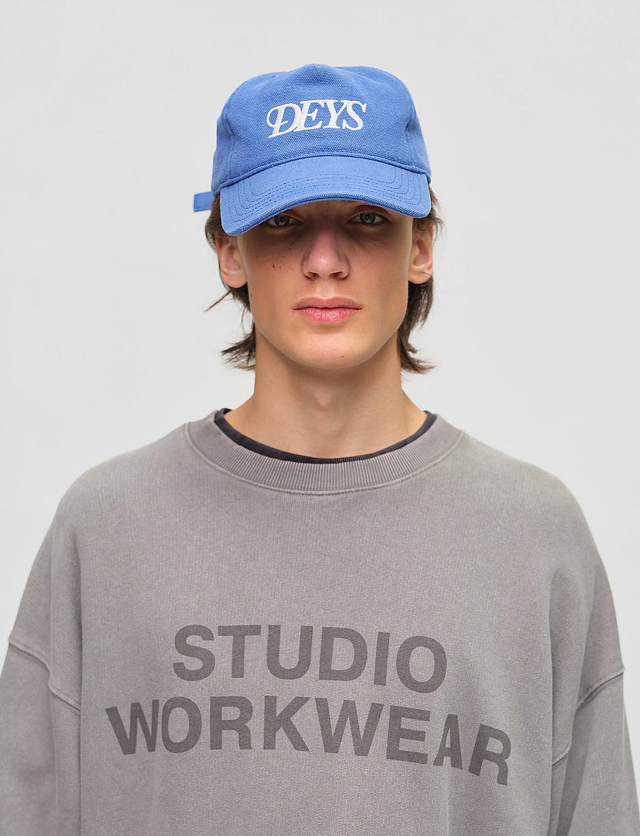 DEYS - Venice Canvas Cap - washed blue - 0