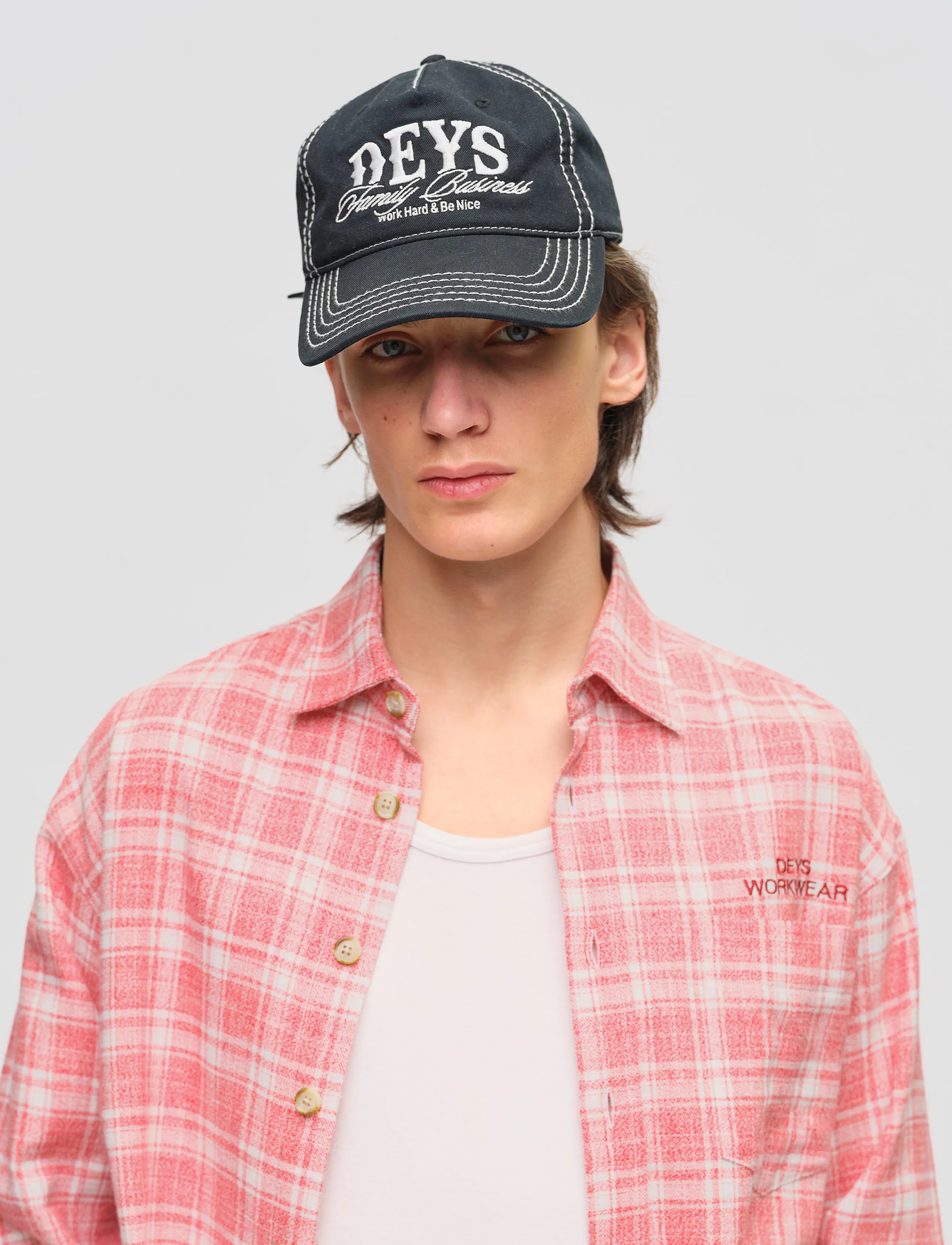 DEYS Hancock Contrast Cap - Mütsid ja nokamütsid - BLACK / black