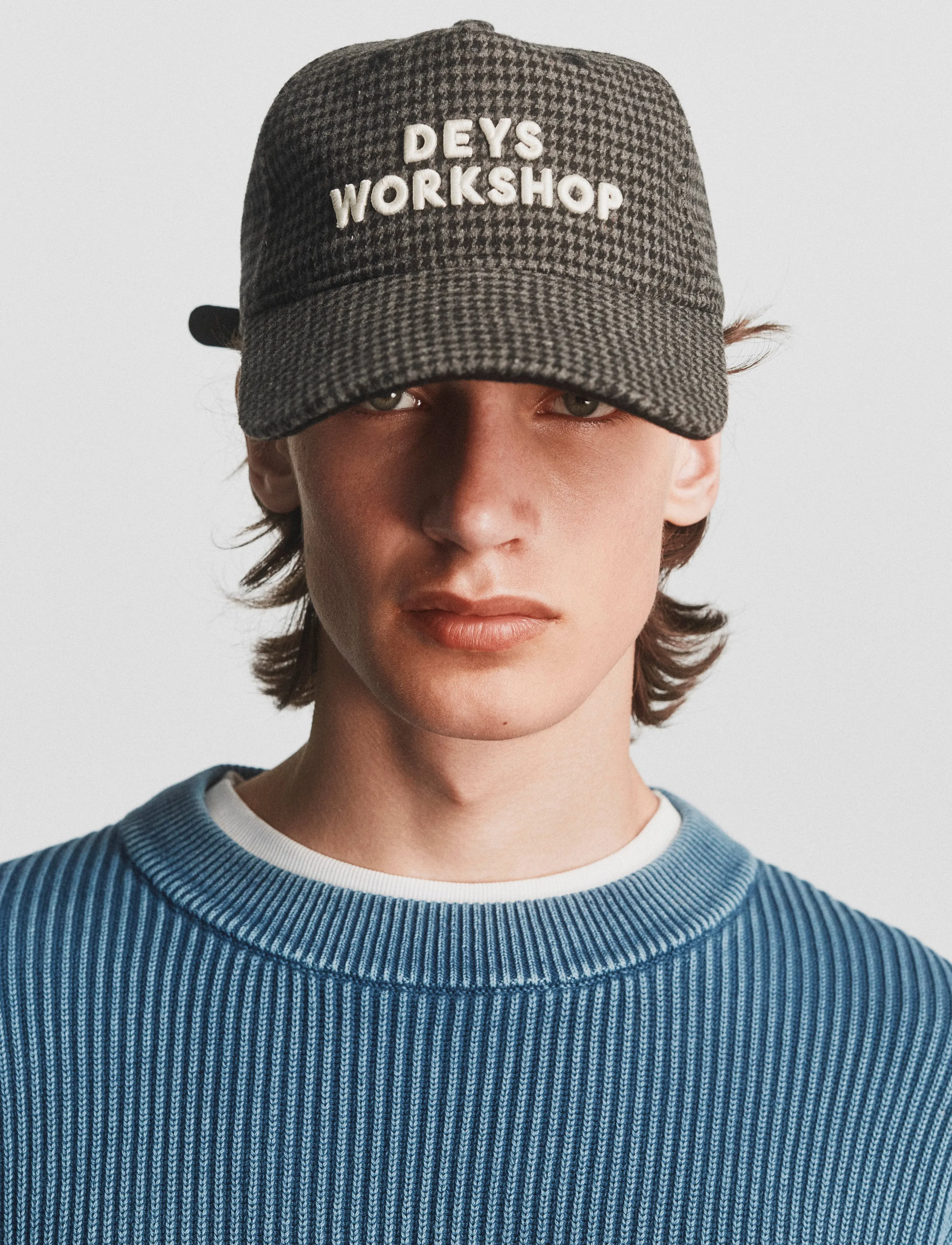 DEYS Malloy Wool Cap - Mütsid ja nokamütsid - CHARCOAL CHECK / grey
