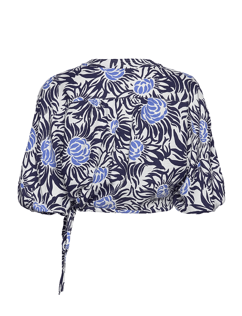 Diane von Furstenberg - DVF DARIO TOP - crop tops - anemone signature blue - 1