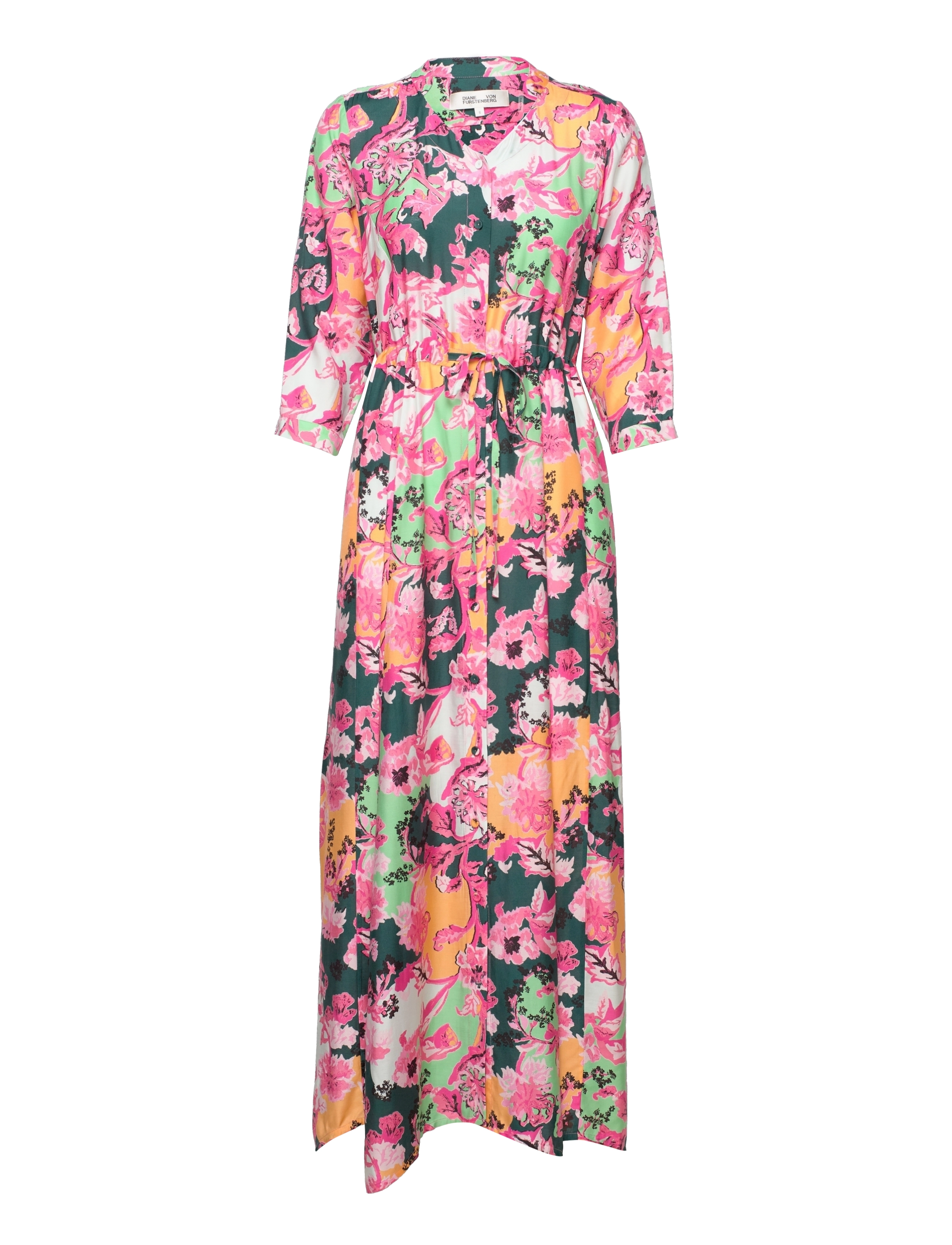 Diane von Furstenberg - DVF LILY DRESS - mixed floral spring bouquet - 0
