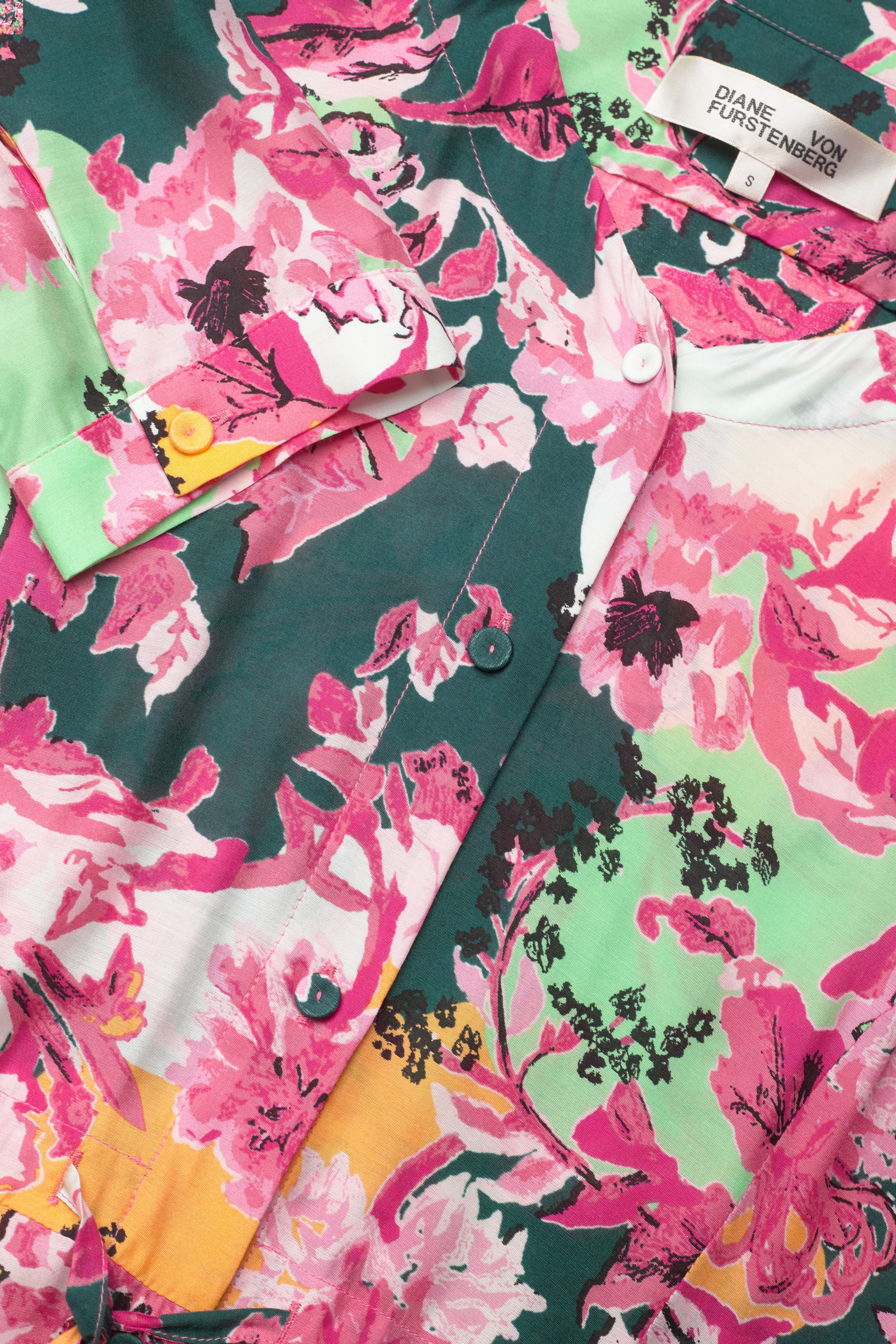 Diane von Furstenberg - DVF LILY DRESS - mixed floral spring bouquet - 2