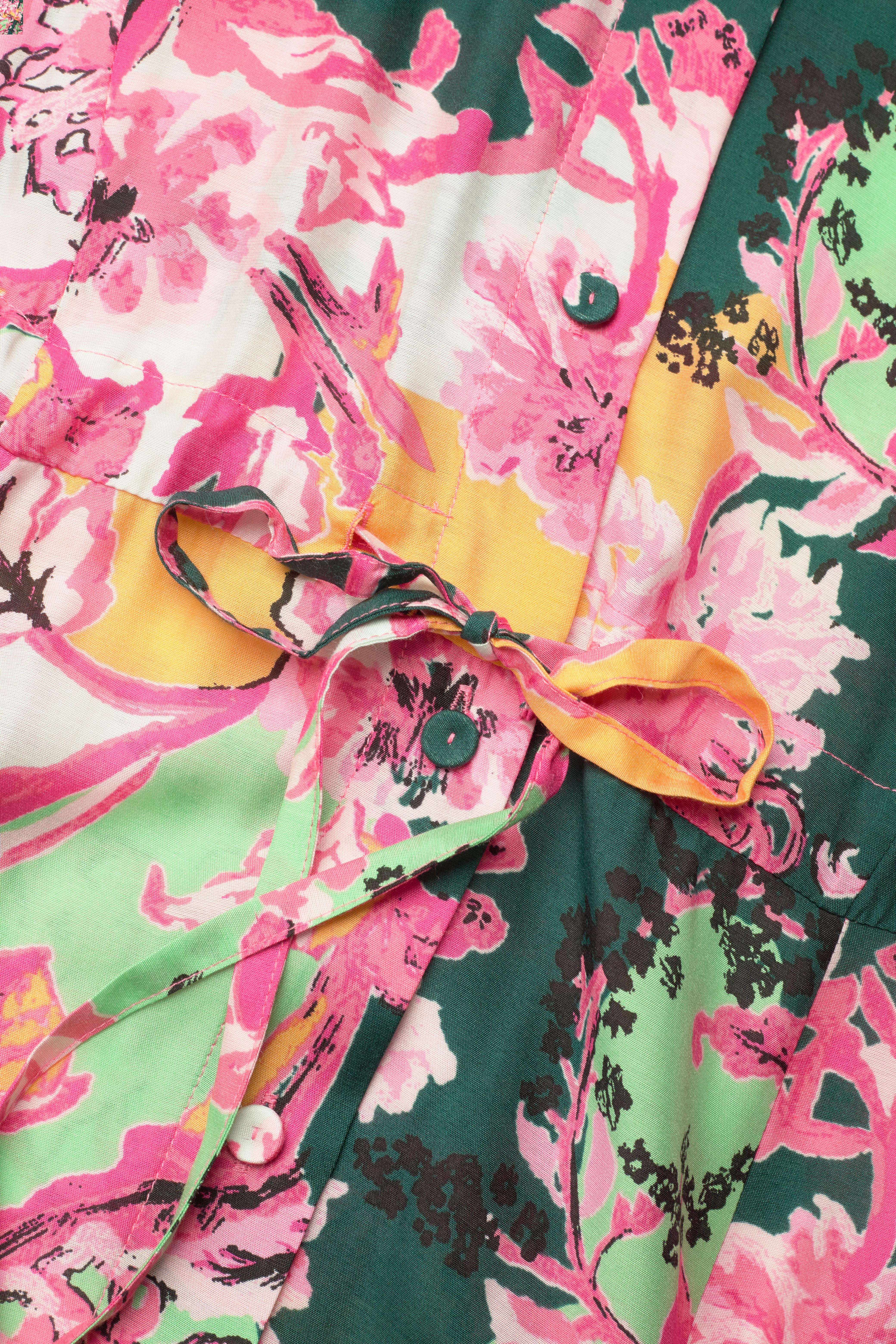 Diane von Furstenberg - DVF LILY DRESS - mixed floral spring bouquet - 3