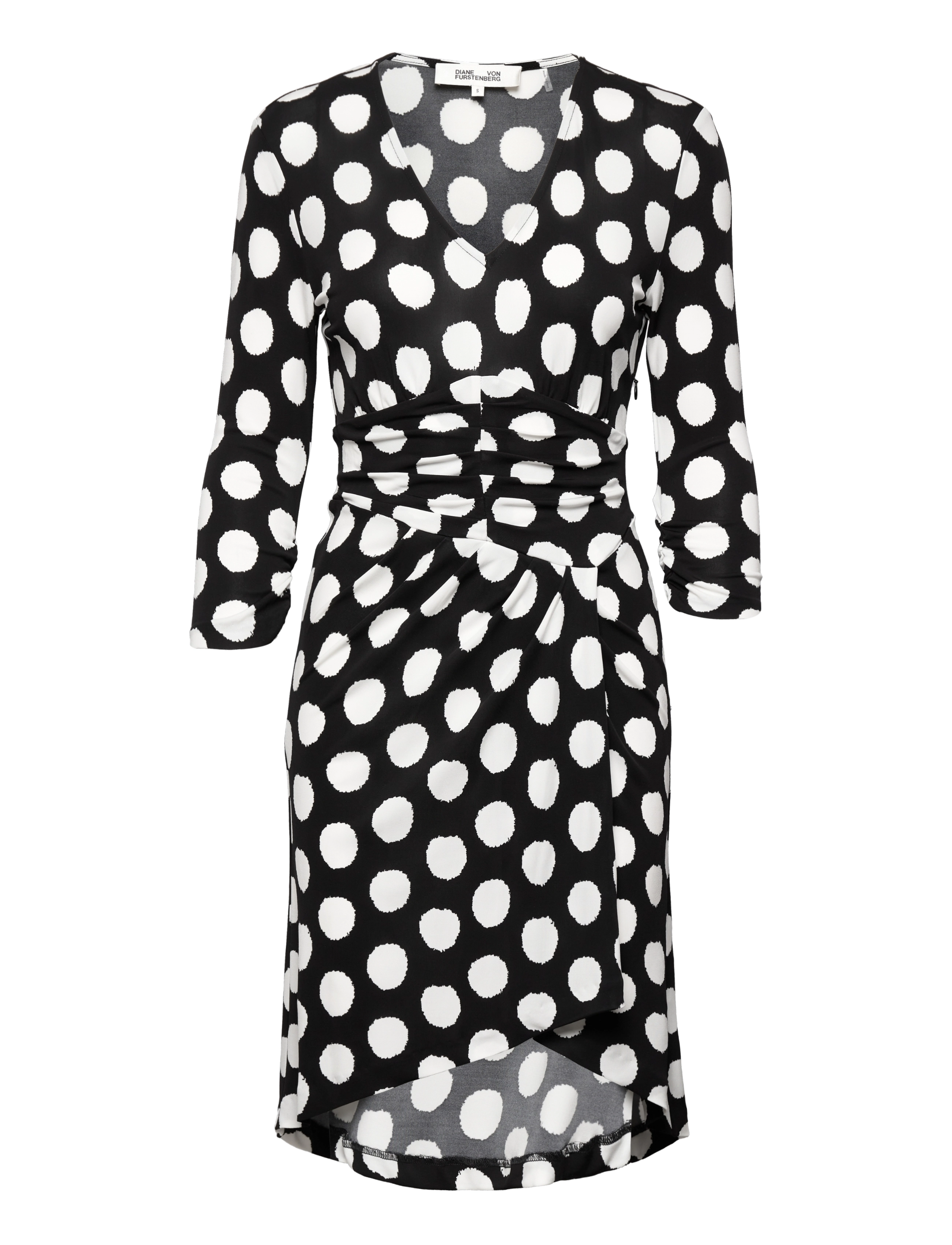 Diane von Furstenberg - DVF DAVID DRESS - abstract dot medium black - 0