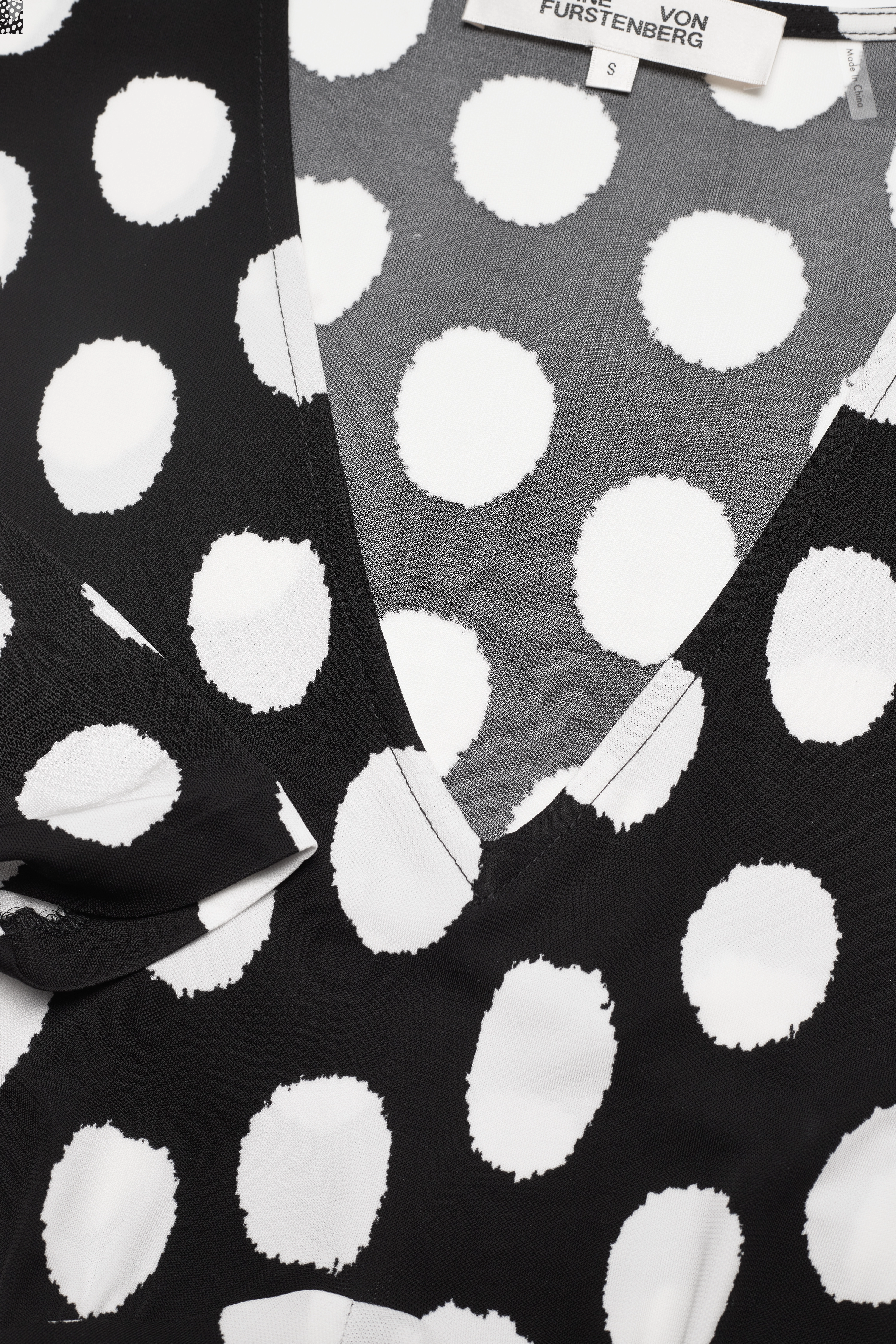 Diane von Furstenberg - DVF DAVID DRESS - abstract dot medium black - 2