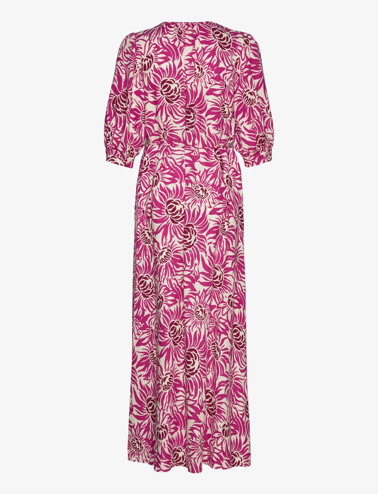 Diane von Furstenberg - DVF DROGO DRESS - festkläder till outletpriser - anemone signature pink - 1