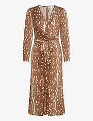 Diane von Furstenberg - DVF MARSHA DRESS - midi kjoler - fawn neatural - 0