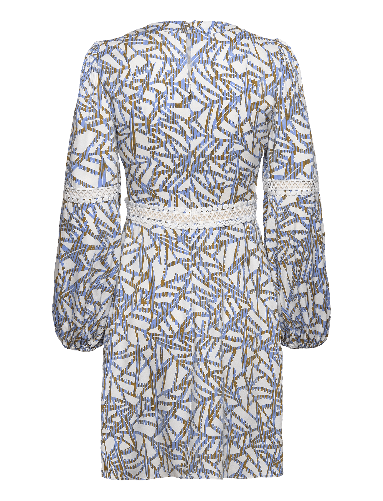 Diane Von Furstenberg Abito in misto seta vintage DvF Bianco Blu navy Modale ref.89312 - Joli Closet Diane Von Furstenberg Abito in misto seta vintage DvF Bianco Blu navy Modale ref.89312 - Joli Closet