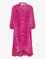 Diane von Furstenberg - DVF ILEANA DRESS - krótkie sukienki - fawn sangria - 0