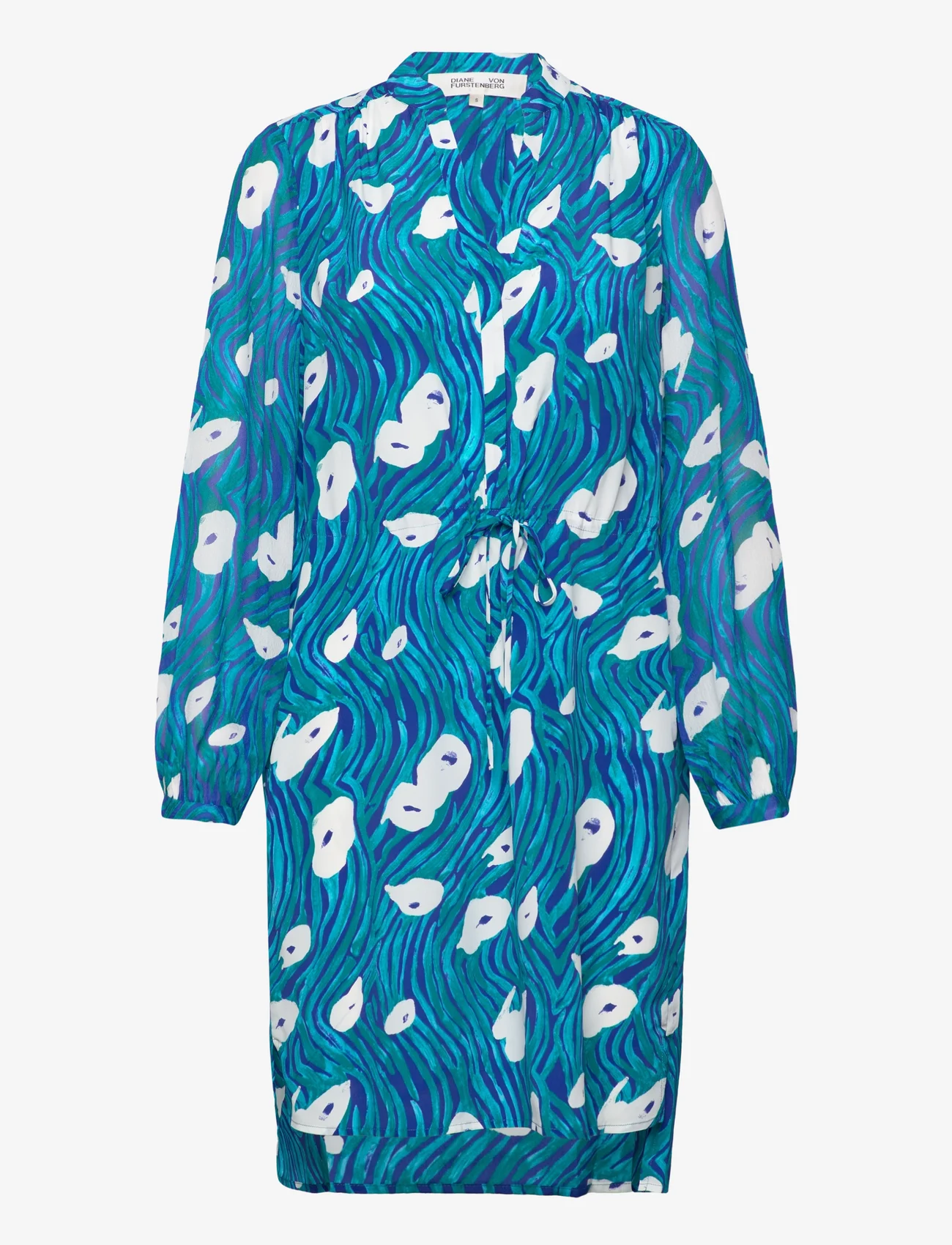 Diane von Furstenberg - DVF SONOYA DRESS - summer dresses - ocean tide quetzal green - 0