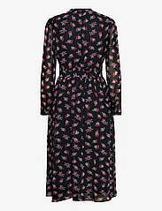 Diane von Furstenberg - DVF TIED ERICA L/S MIDI DRESS - sukienki do kolan i midi - fortune rose dot - 1
