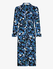 Diane von Furstenberg - DVF SHESKA MIDI DRESS - skjortklänningar - passion petals star sapphire - 0