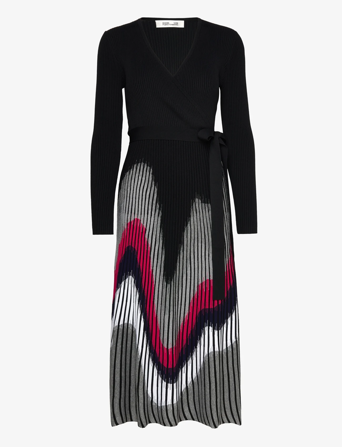 Diane von Furstenberg - DVF REIKO DRESS - knitted dresses - flowy zigazg - 0