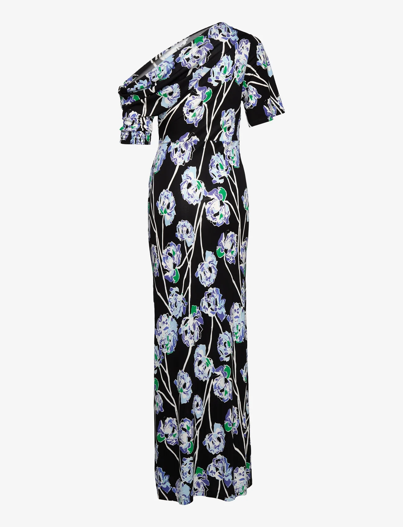 Diane von Furstenberg - DVF WITTROCK DRESS - festkläder till outletpriser - watercolor floral lg black - 1