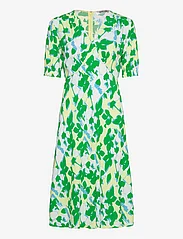 Diane von Furstenberg - DVF JEMMA DRESS - sukienki letnie - earth floral multi med ch - 0
