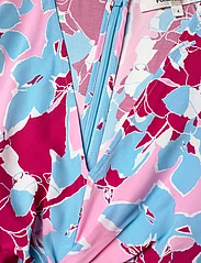 Diane von Furstenberg - DVF ANABA S/S DRESS - midi-kleider - earth floral multi med pink - 2
