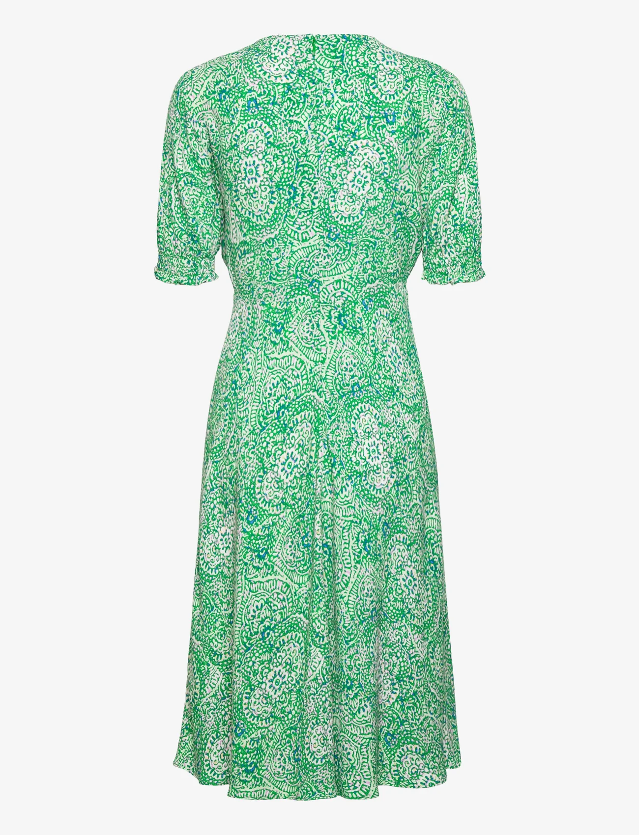 Diane von Furstenberg - DVF JEMMA DRESS - sukienki letnie - athens paisley indian green - 1