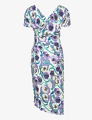 Diane von Furstenberg - DVF HAVANA DRESS - zomerjurken - watercolor blossom med purple - 1