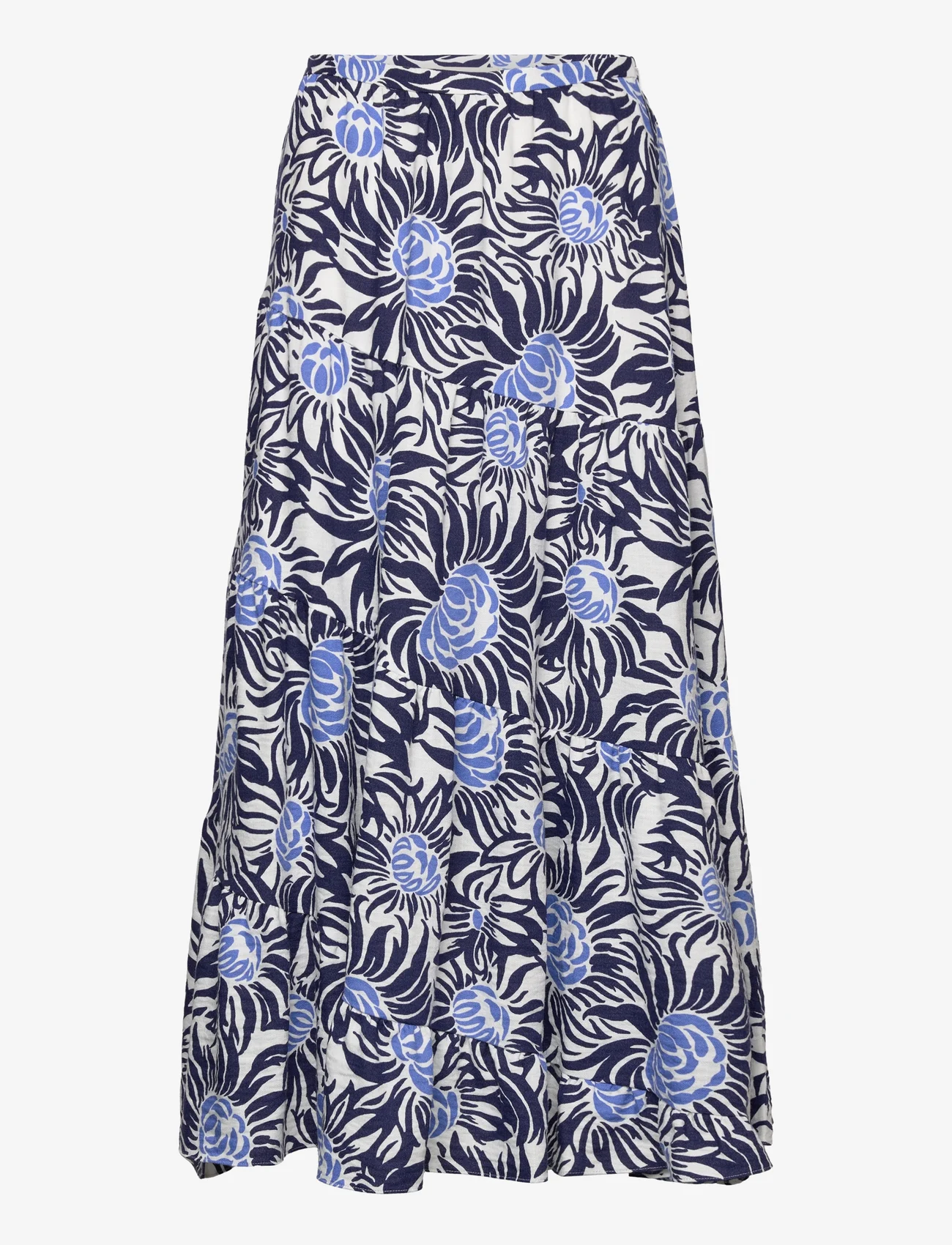 Diane von Furstenberg - DVF VENICE SKIRT - maxi skirts - anemone signature blue - 0