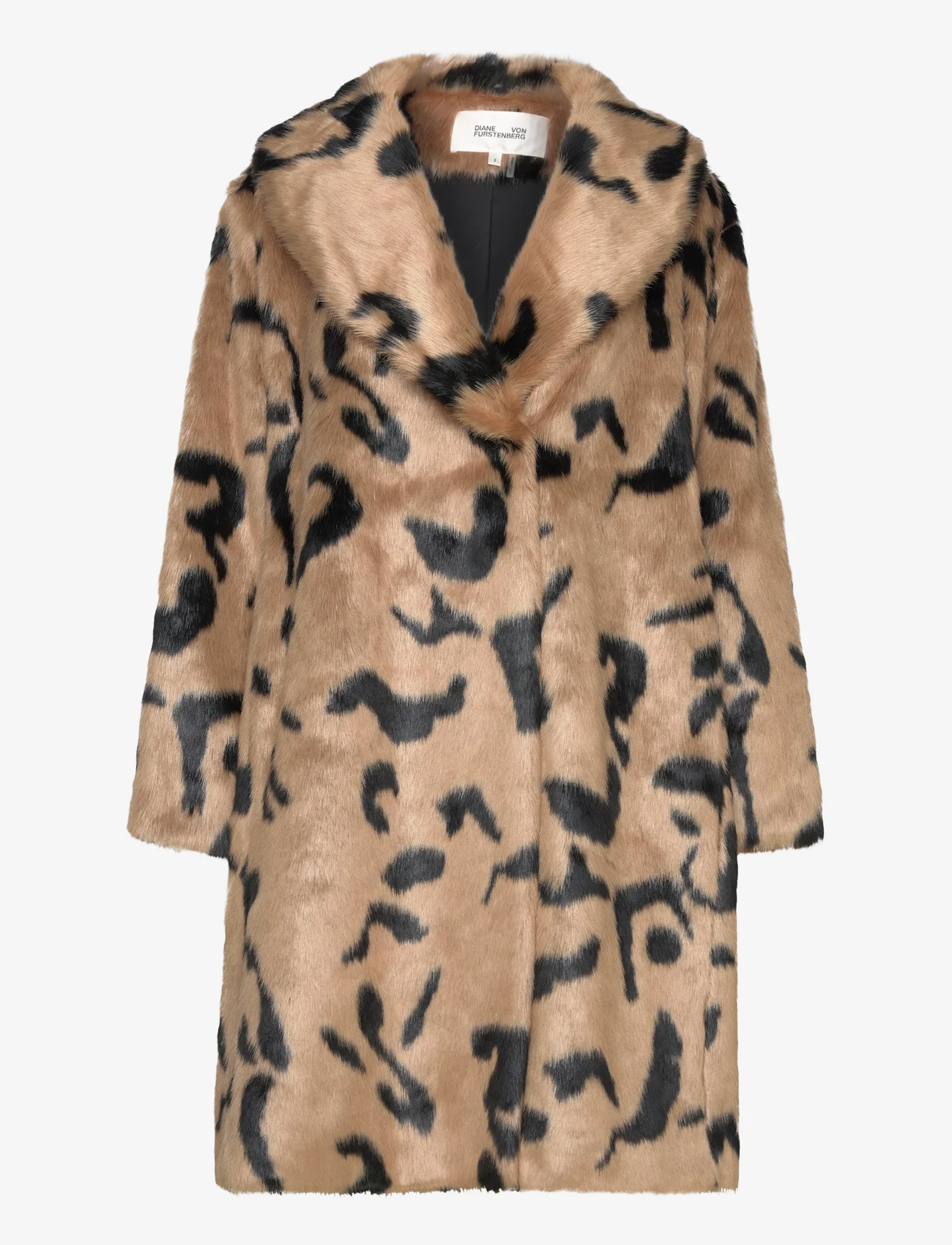 Diane von Furstenberg - DVF MERIDA COAT - fake fur jakker - giant tiger - 0