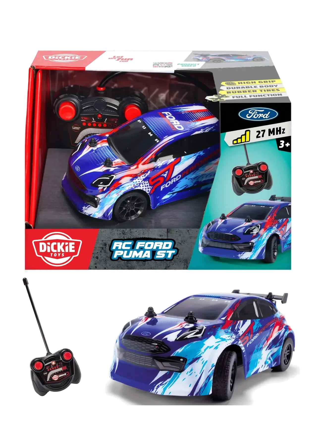 Dickie Toys - Dickie Toys Radio-controlled Chevrolet Camaro - ferngesteuertes spielzeug - blue - 2