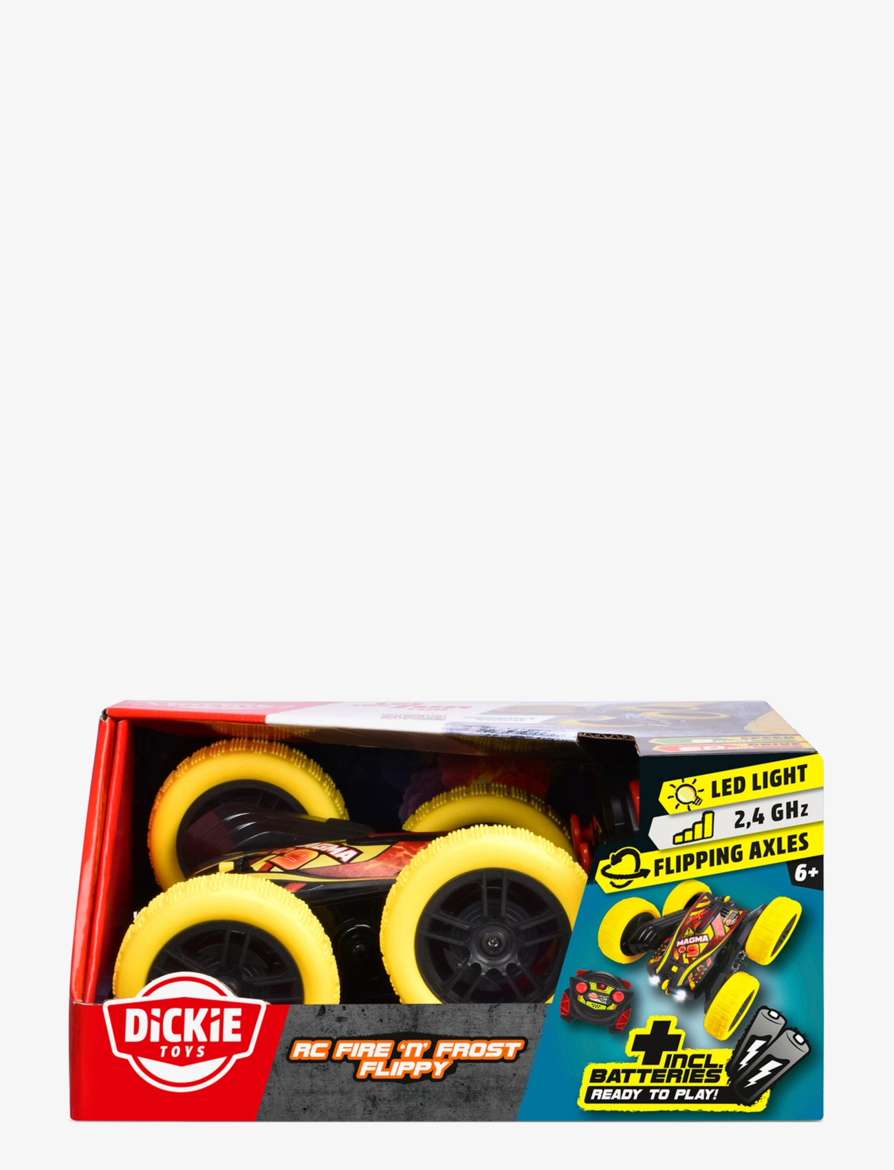 Dickie Toys - Dickie Toys Fire'N Frost Flippy Radio Controlled Car, 16 cm - jouets télécommandés - multi coloured - 3