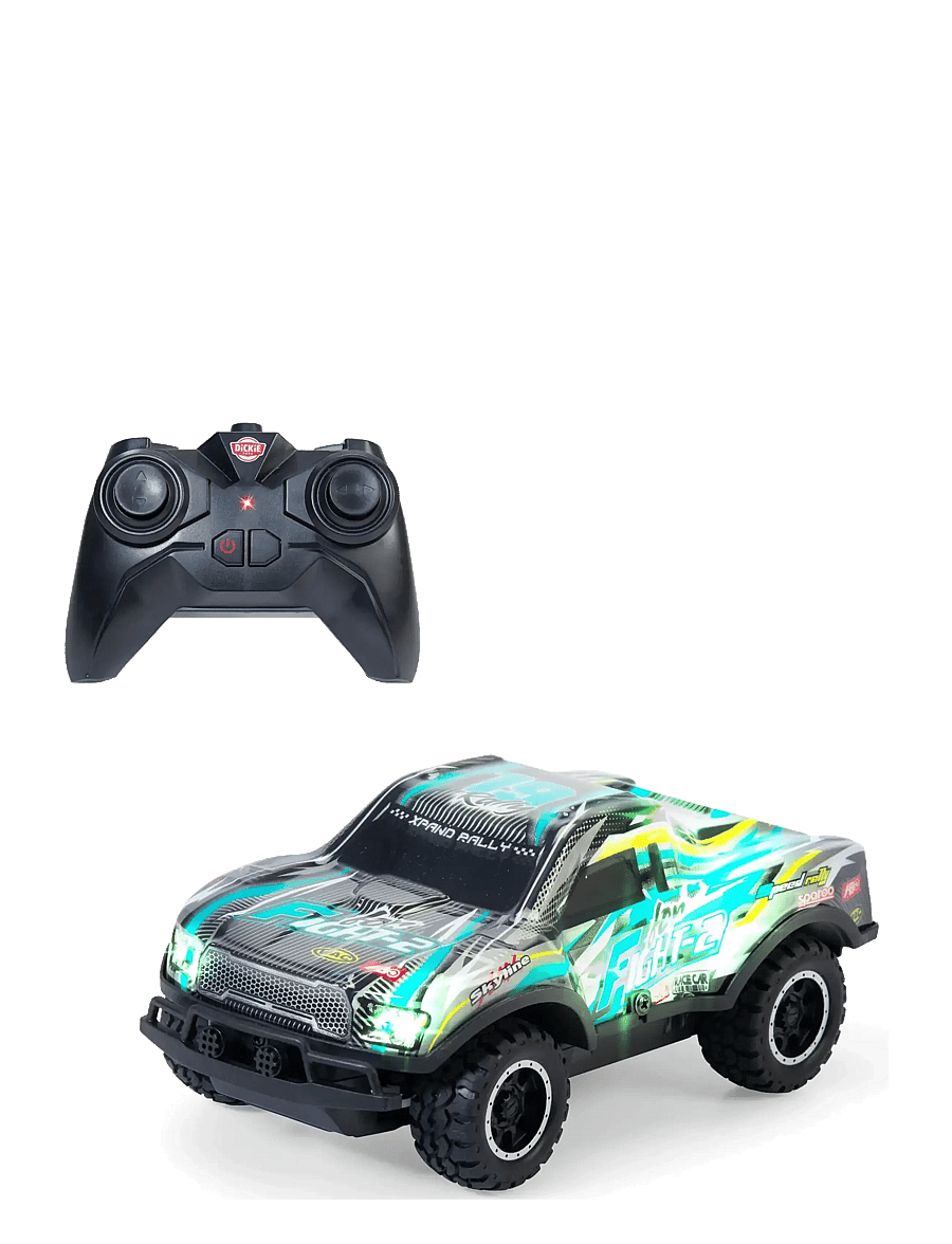 Dickie Toys - Dickie Toys Radio Controlled Glow Rally Truck - ferngesteuertes spielzeug - multicolor - 1