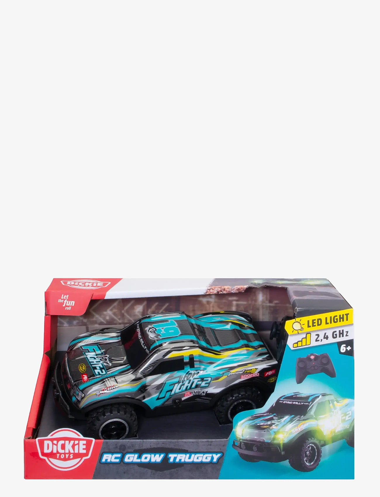 Dickie Toys - Dickie Toys Radio Controlled Glow Rally Truck - puldiga mänguasjad - multicolor - 3